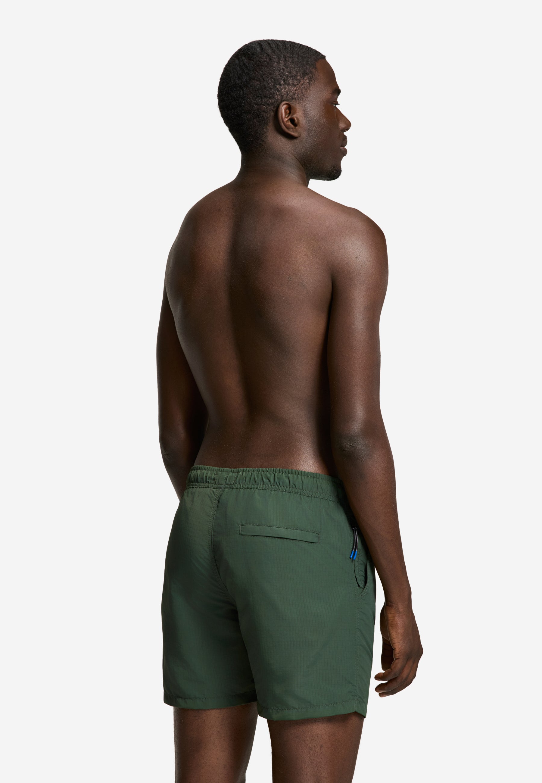 A-Dam x TSB - Nate Quick Dry Swim Shorts ribstop | green leaf