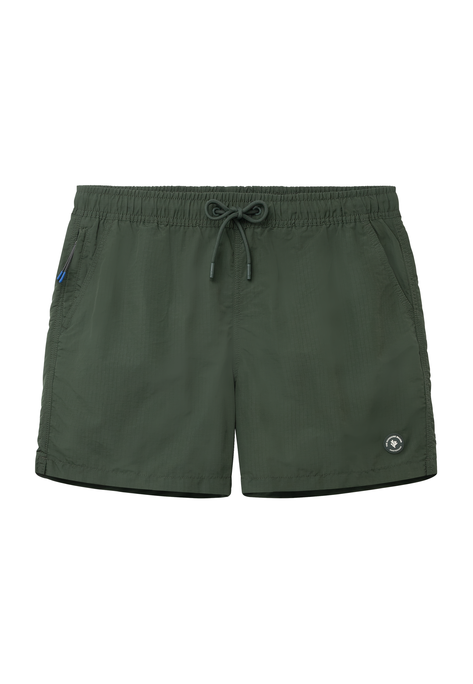 A-Dam x TSB - Nate Quick Dry Swim Shorts ribstop | green leaf