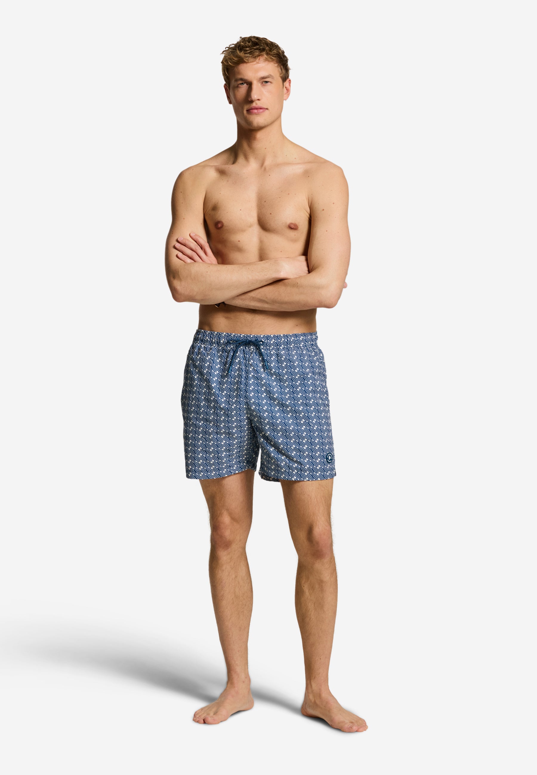 A-Dam x TSB - Nate Quick Dry swim shorts Geo waves