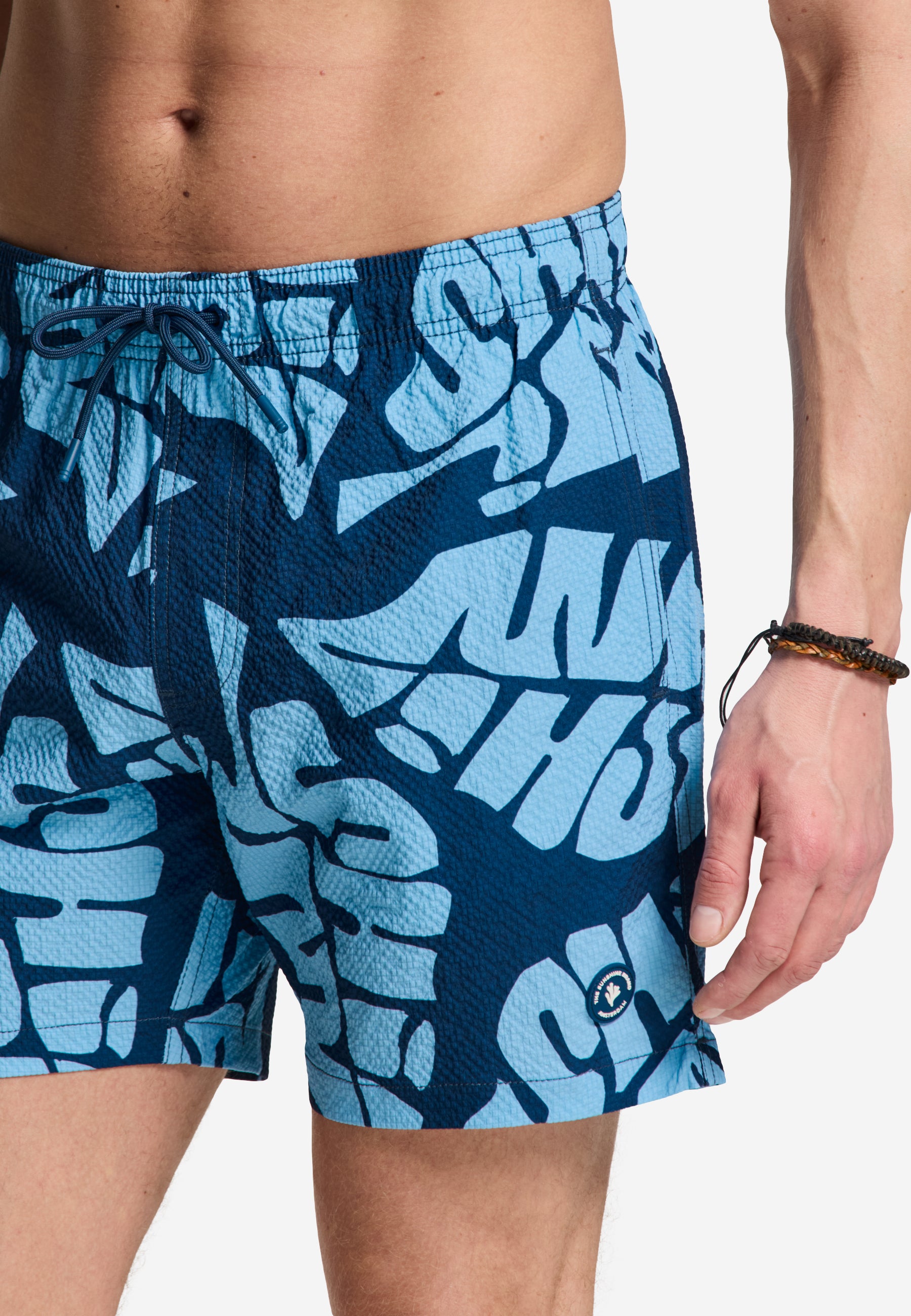 A-Dam x TSB - Nate Quick Dry Swim Shorts | blue slate
