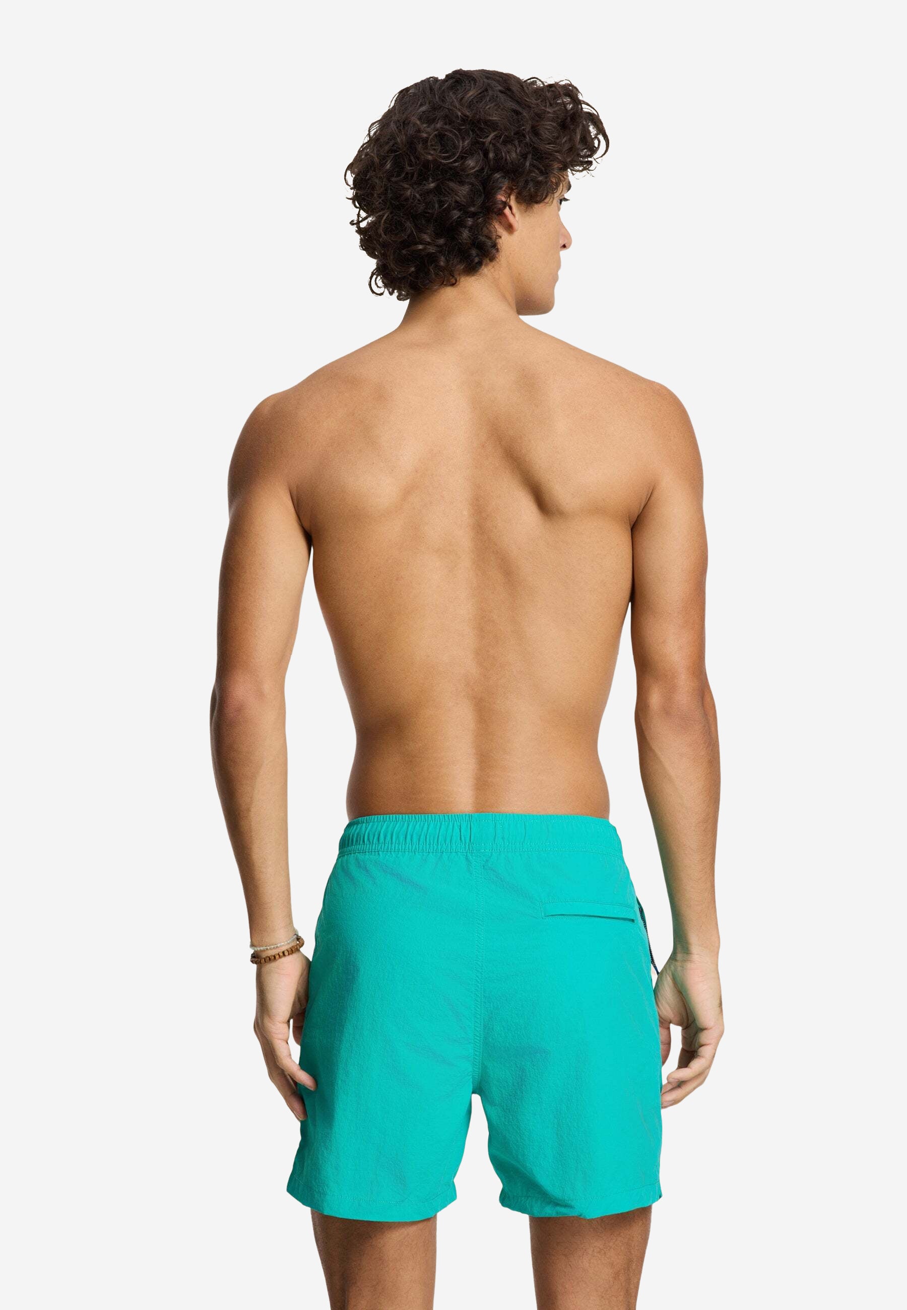 A-Dam x TSB - Nate Quick Dry Swim Shorts solid | blue lagoon