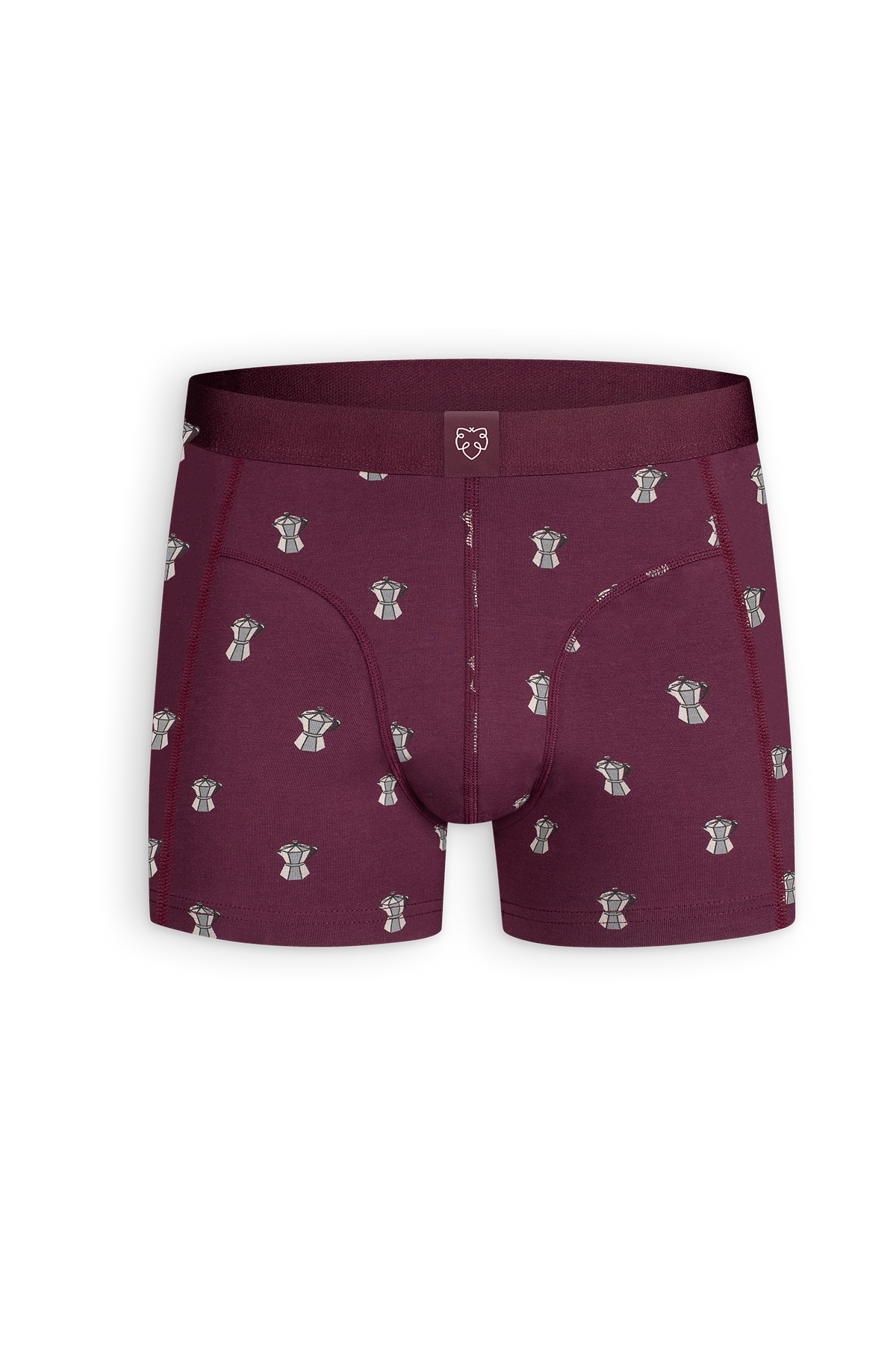 ACE Boxer shorts 2P Burgundy Percolator_Navy Croissant