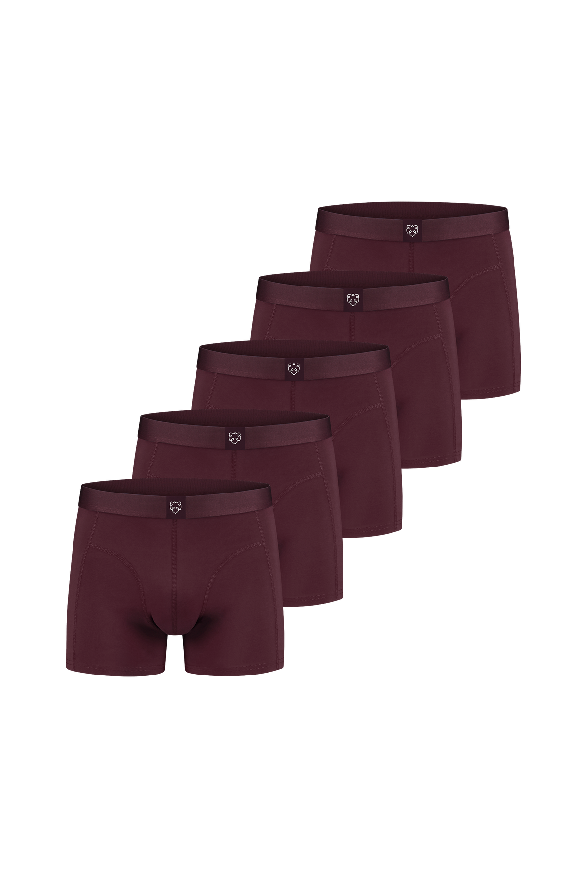 Boxers ACE 5P Burgundy