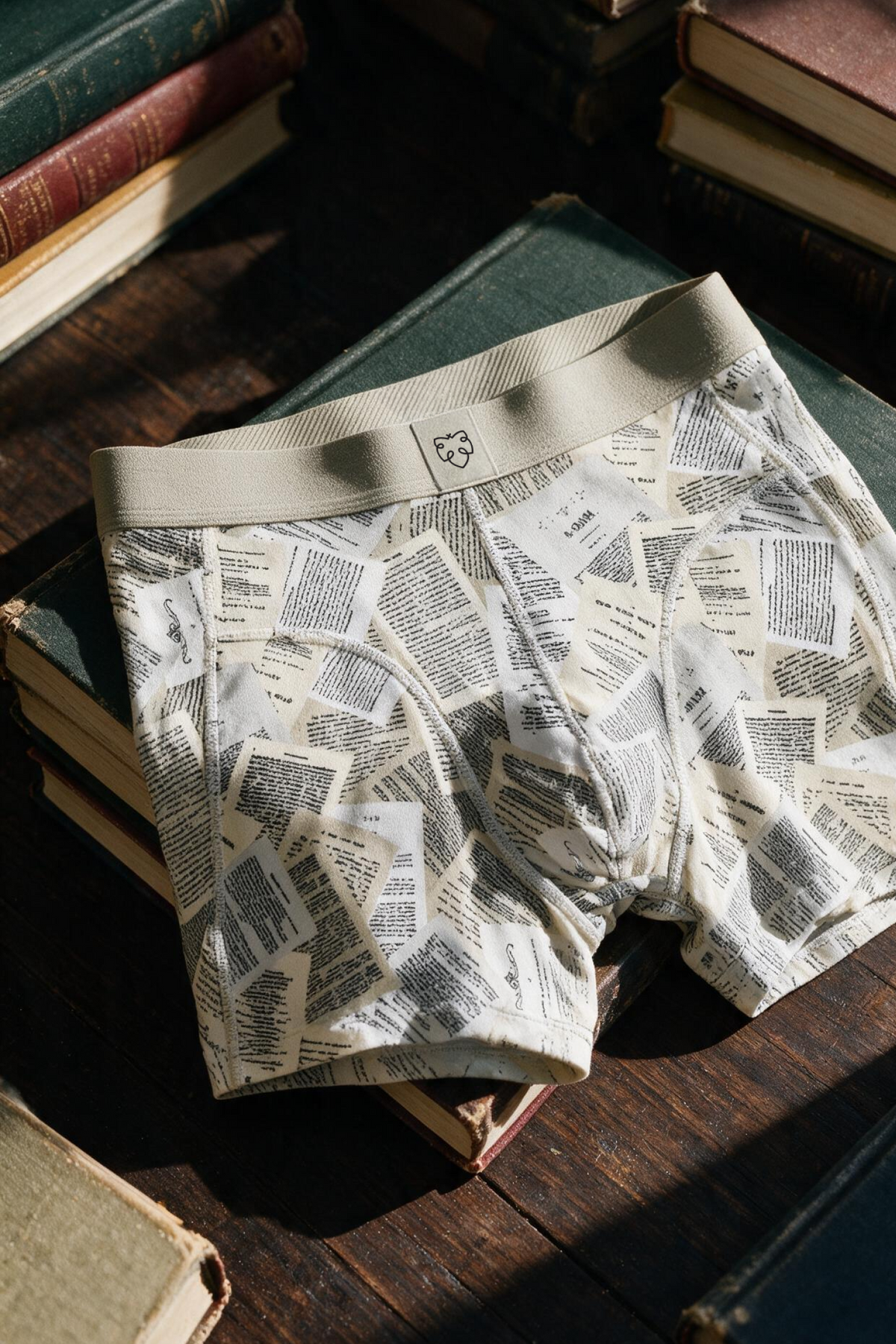 ACE Boxer shorts Agate Gray Book Pages