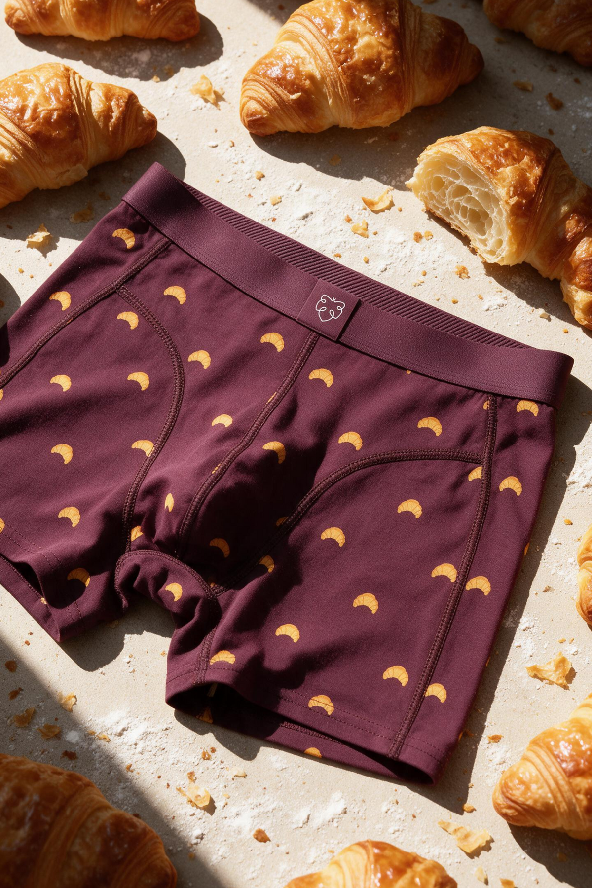 ACE Boxershort Croissant Burgundy