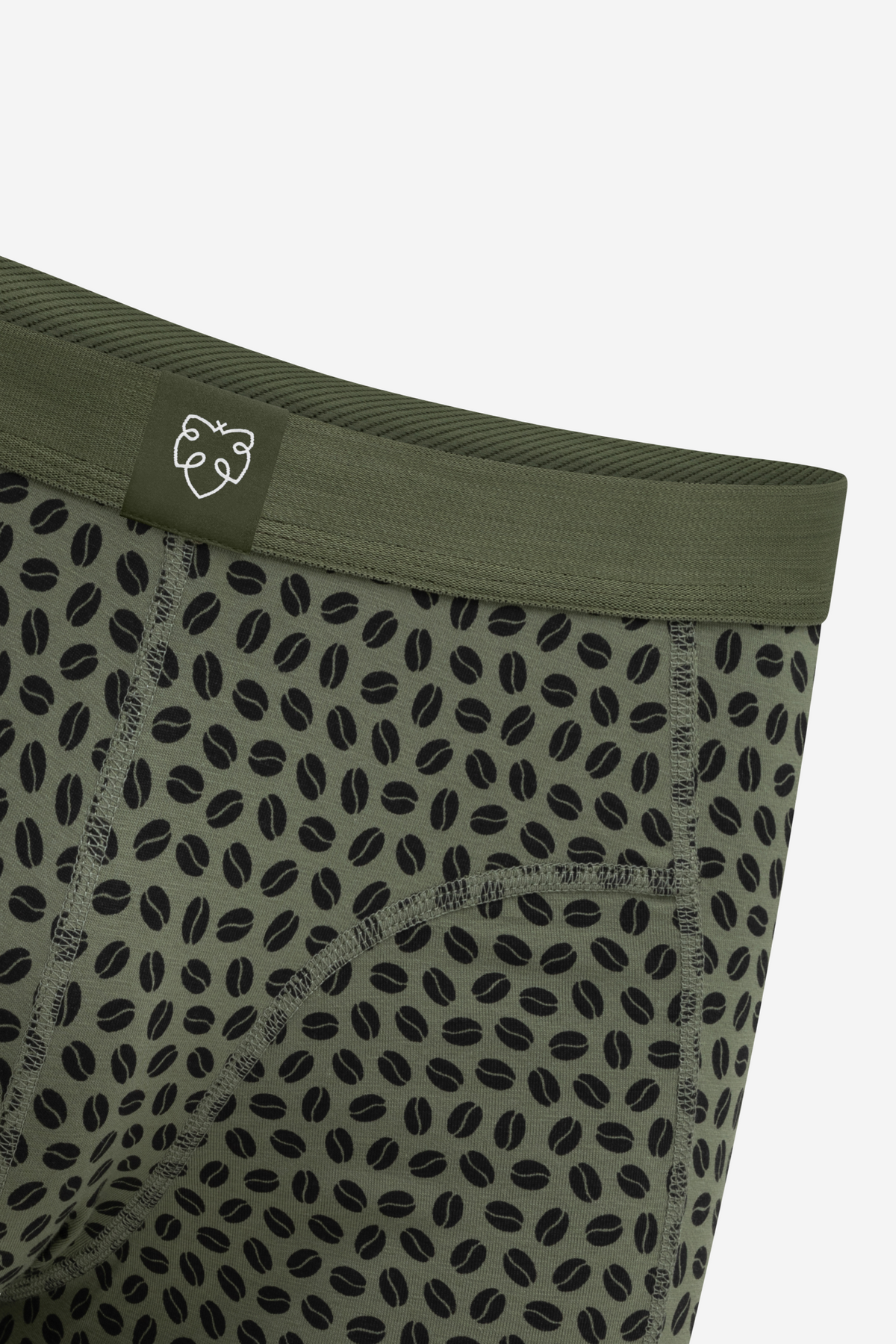 ACE Boxershorts Grün Coffee Beans