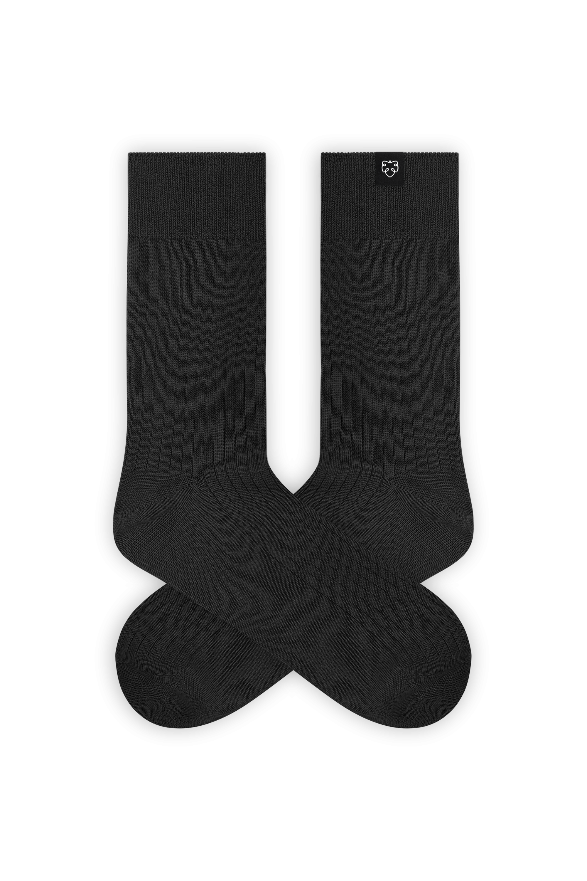 Rib Dark Grey Melange