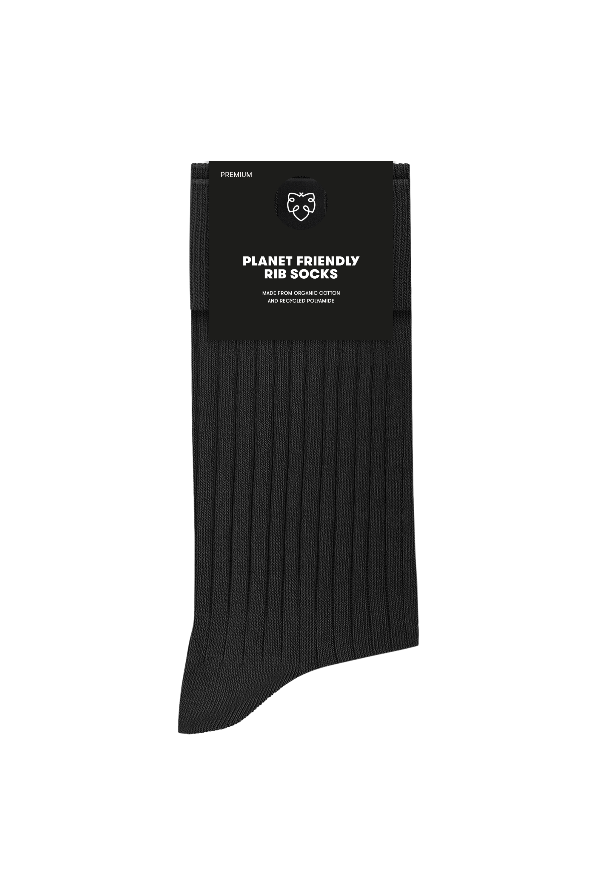 Rib Dark Grey Melange