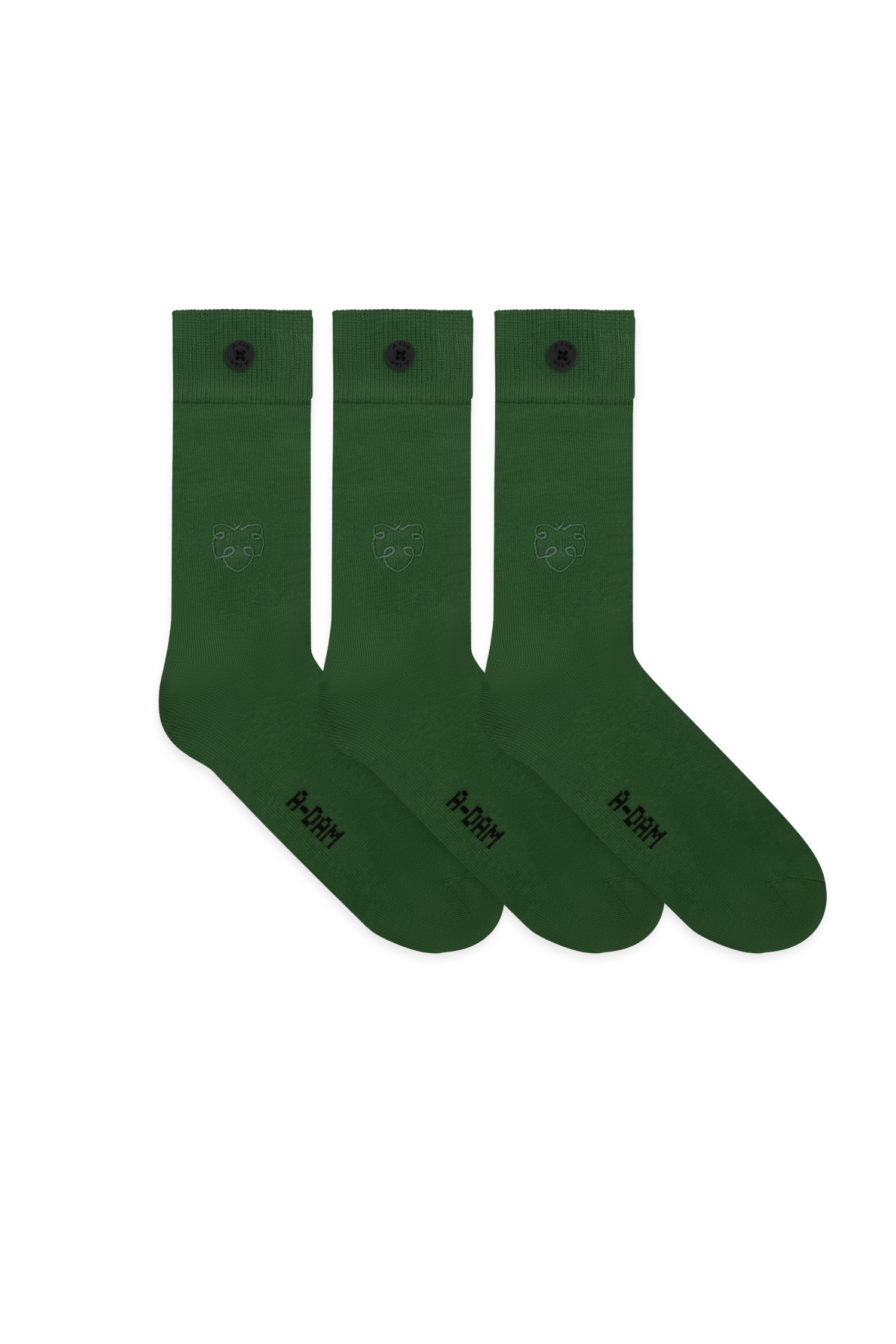 Solid Garden Green 3-Pack