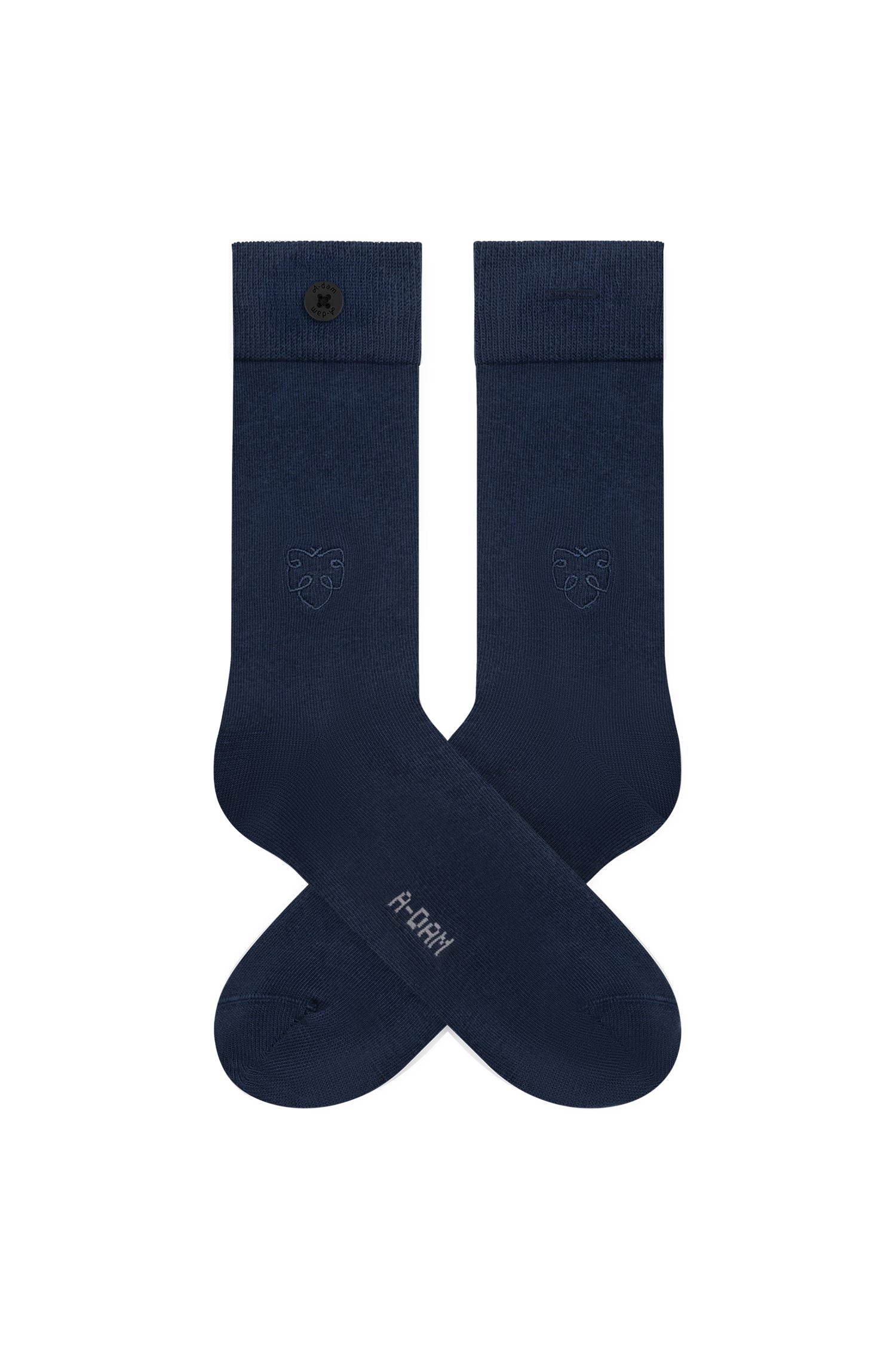 Solid Nautical Blue, Medi Blue & Dusty Blue A-dam logo 3-Pack