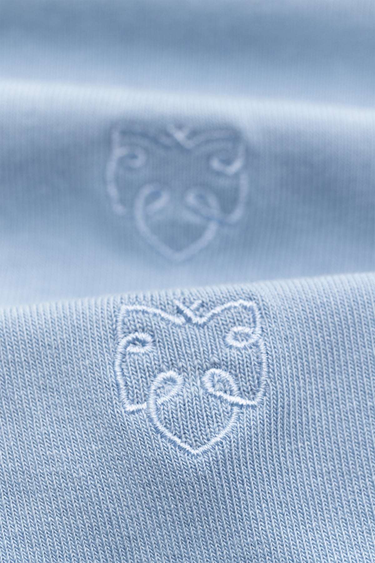 ICON sokken 3P Solids Nautical Blue_Medi Blue_Dusty Blue A-dam logo