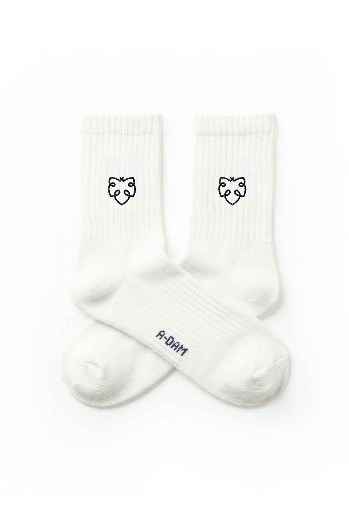 Chaussettes CHAMP crew White A-dam logo