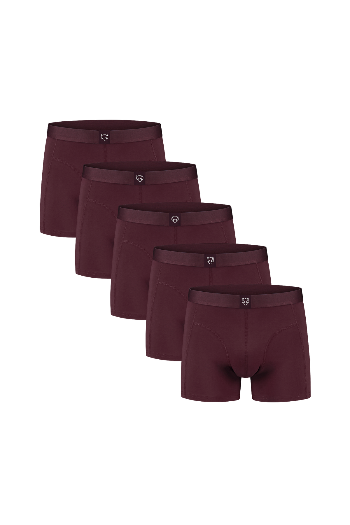 ACE Boxer shorts 5P Burgundy