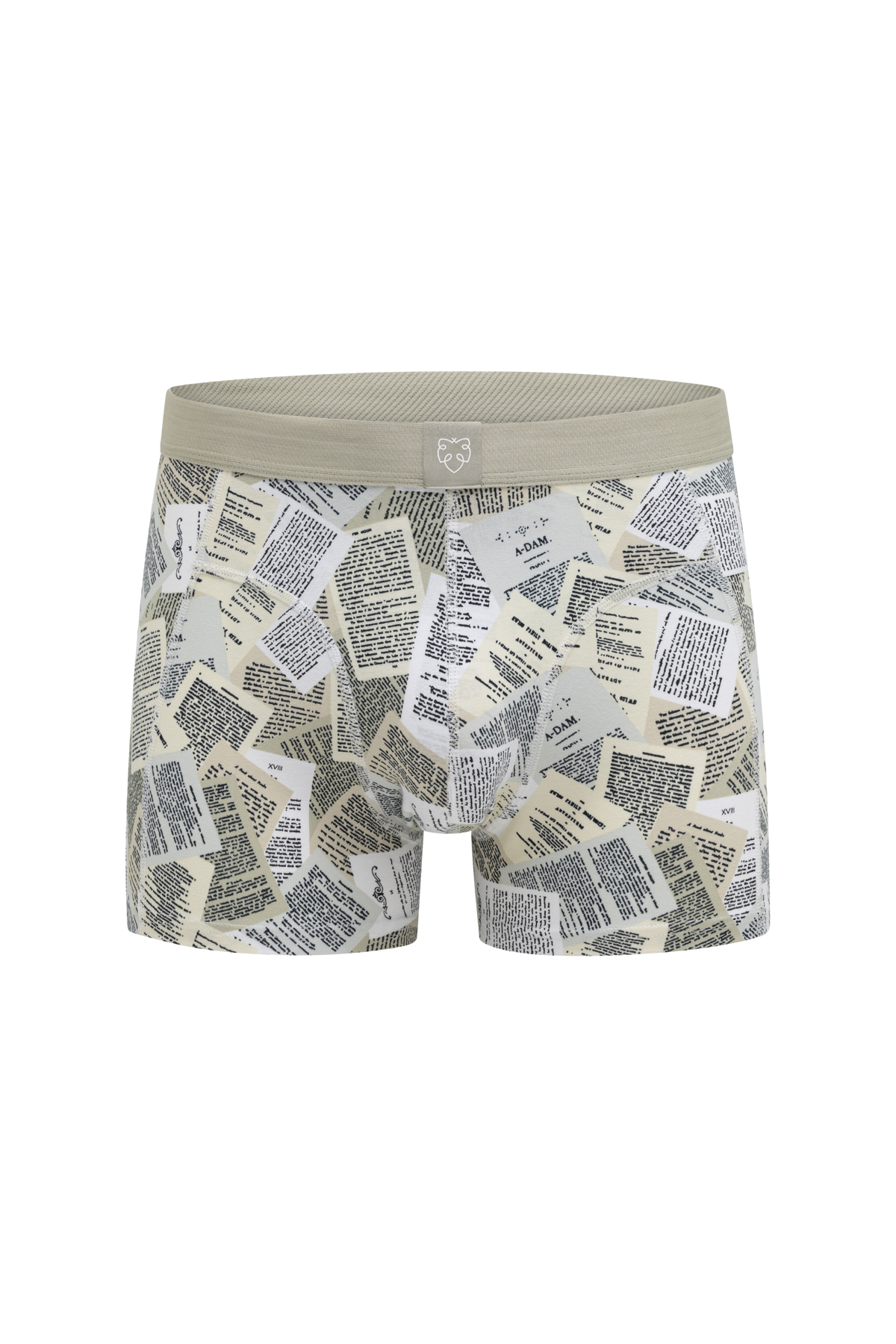 Men ACE Boxer shorts Agate Gray Book Pages