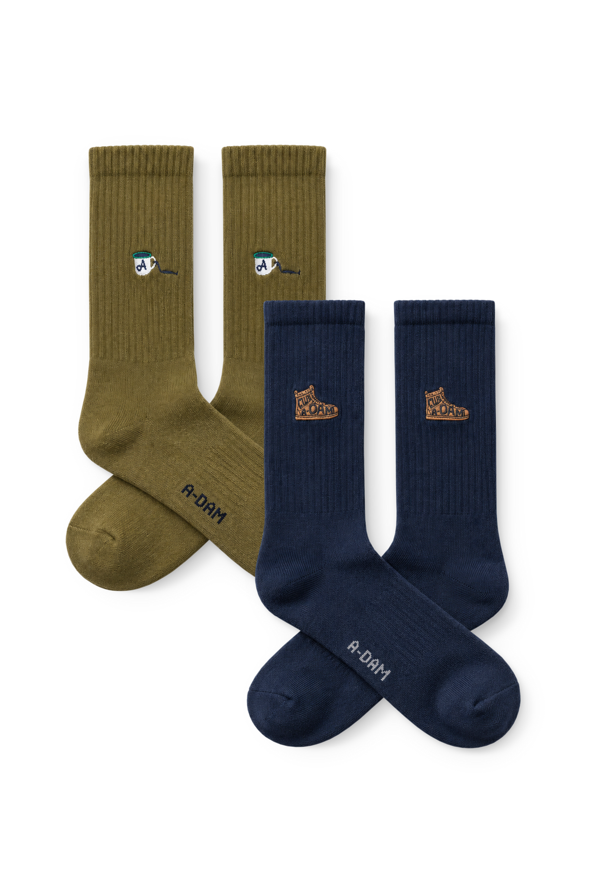 CHAMP Crew Socks Lot de 2 Camp Essentials