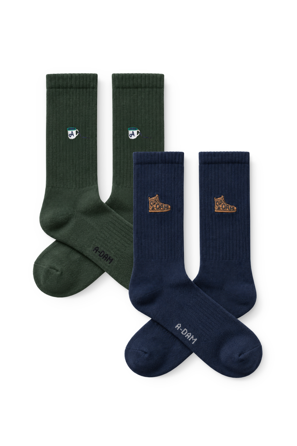 ICON Casual Socks 2er-Pack Coffee To Go