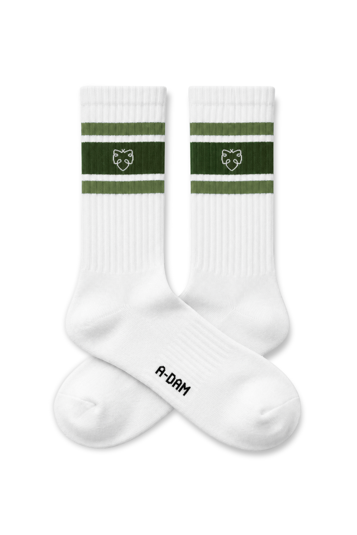 CHAMP Crew Socken 3P Weiß Athletic Stripes