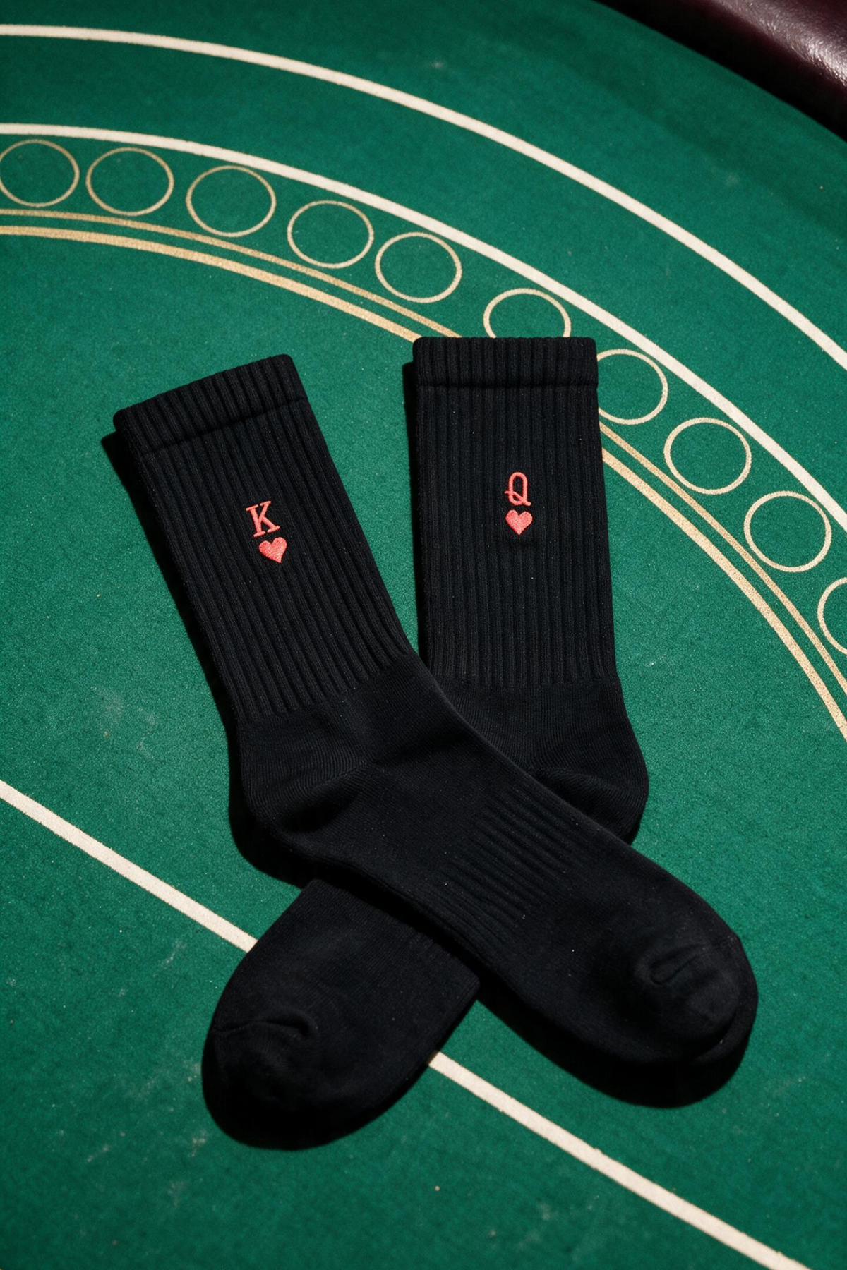CHAMP crew socks Black Royal Couple