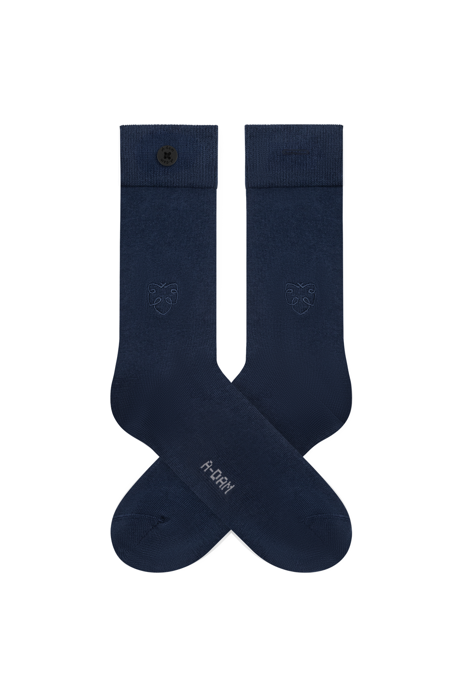 Solid Nautical Blue, Medi Blue & Dusty Blue A-dam logo 3-Pack