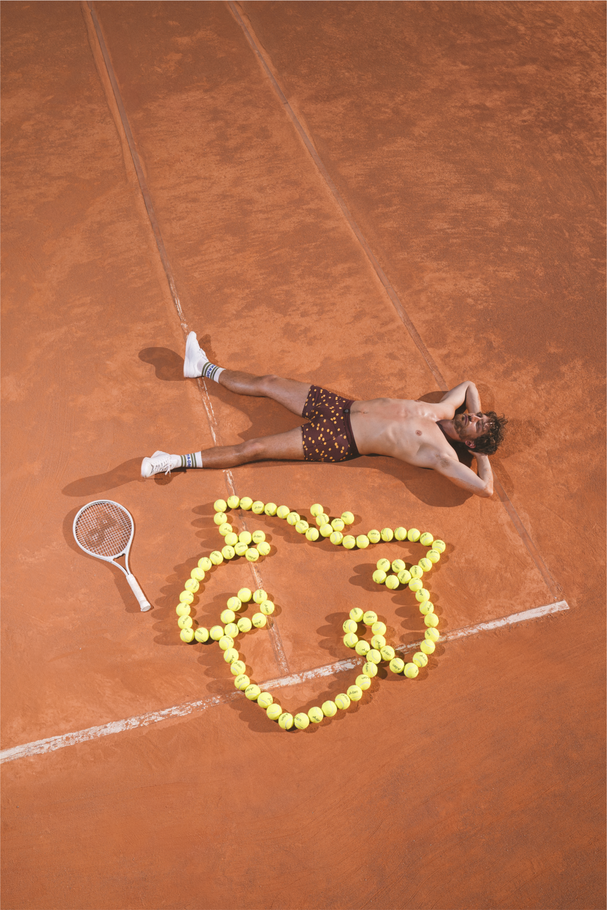 Burgundy Tennis Balls