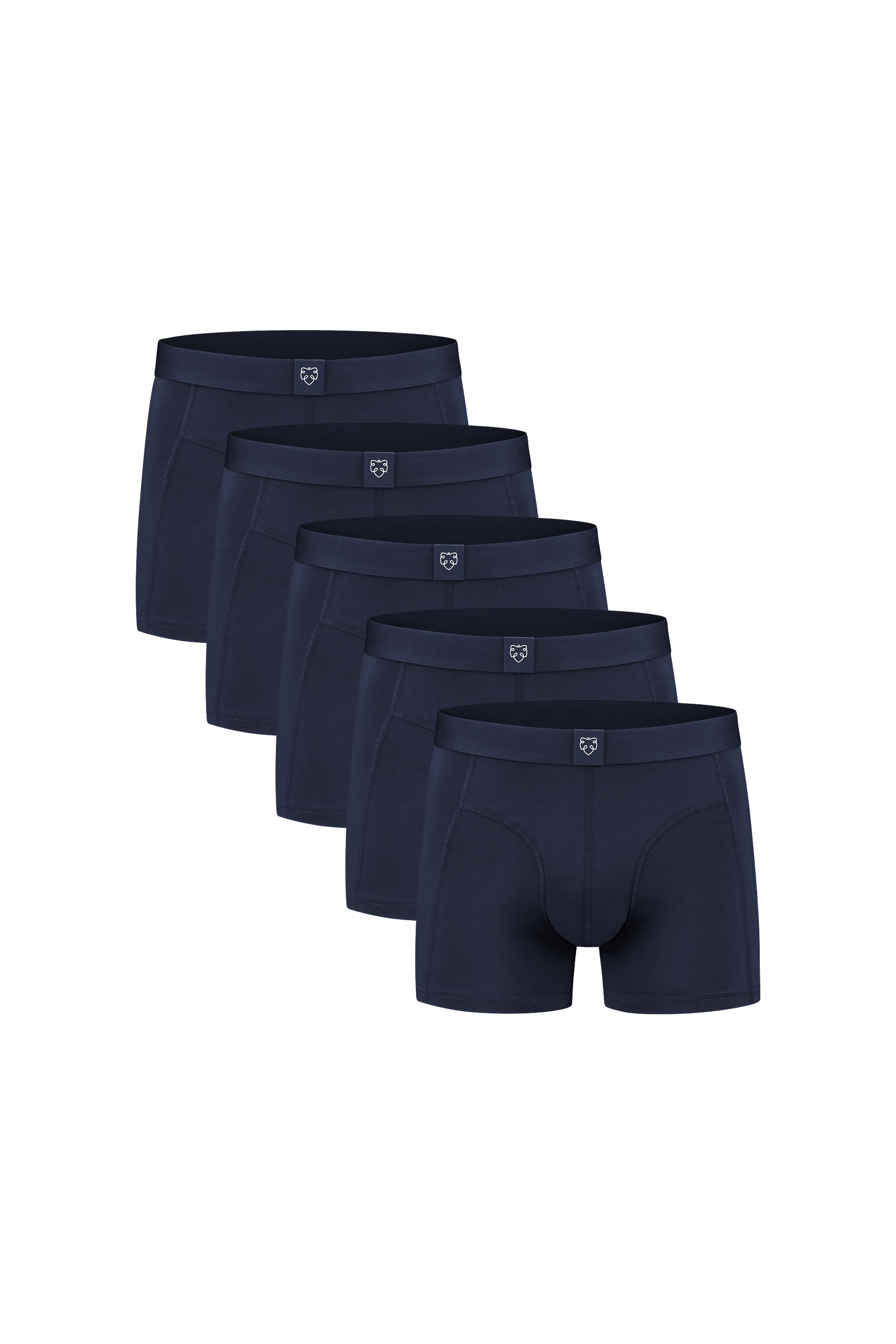 Boxer Brief Dark Navy Solid 5P