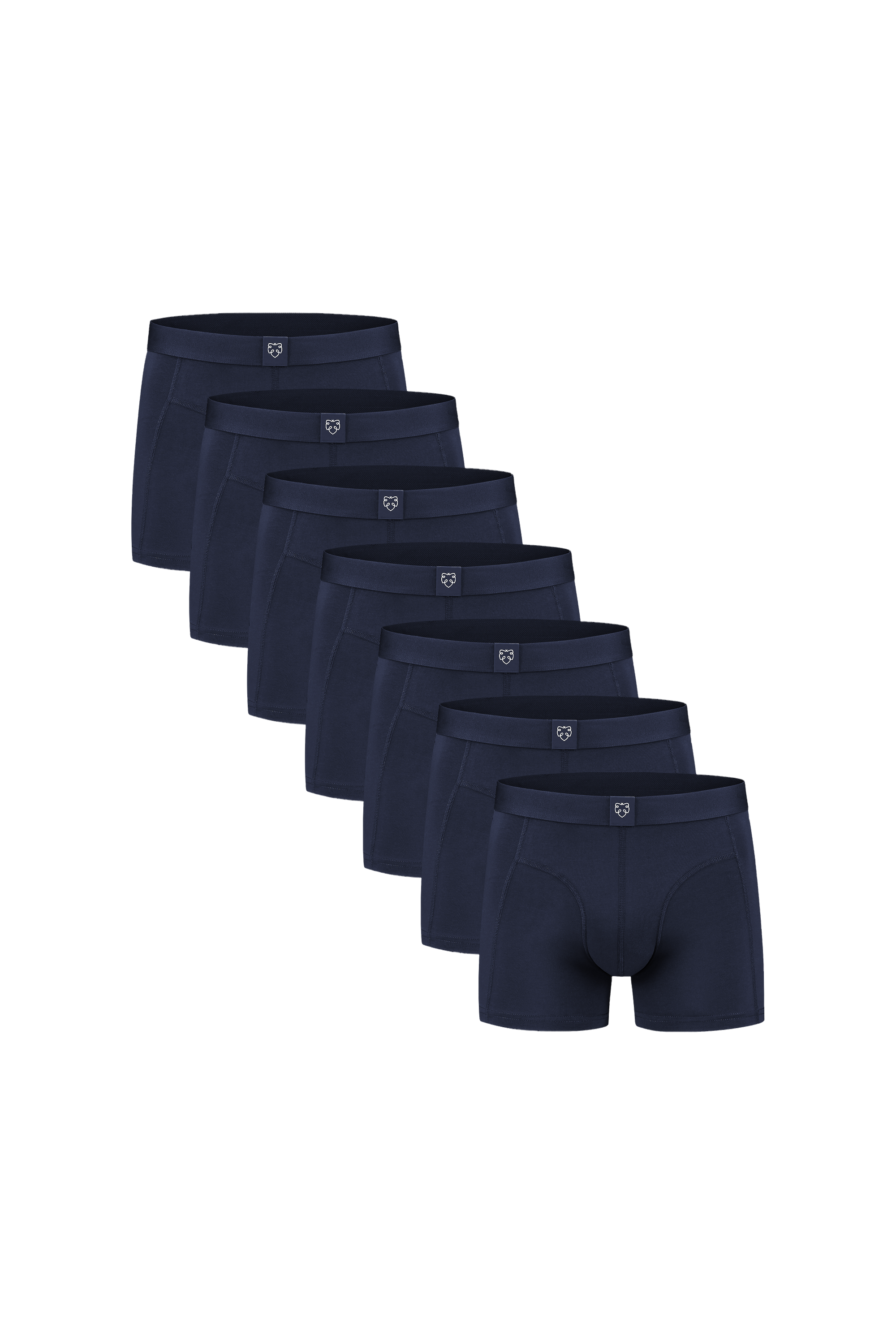 Men ACE Boxer short 7P Dark Navy Solid