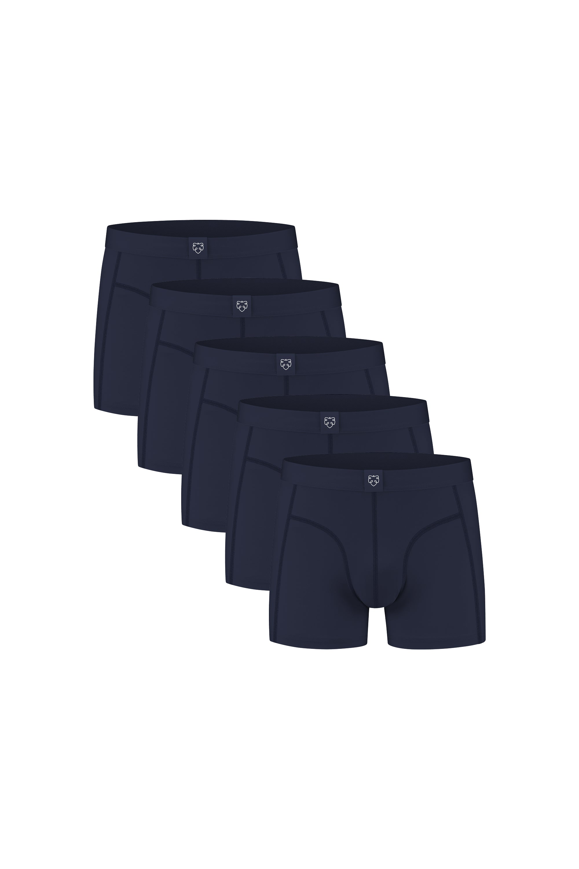 Boxer Brief Dark Navy Solid 5P