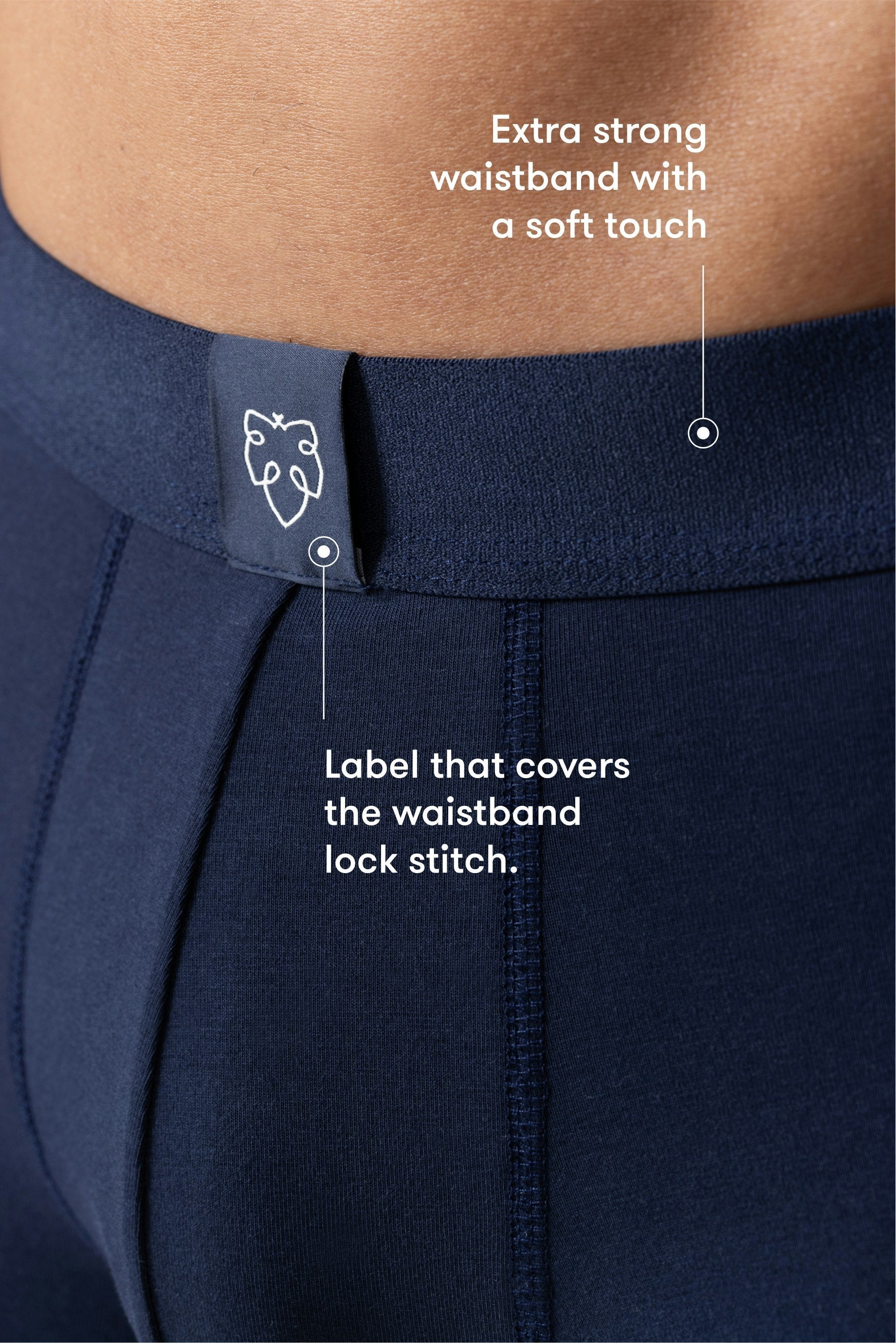 Solid Navy Trunk