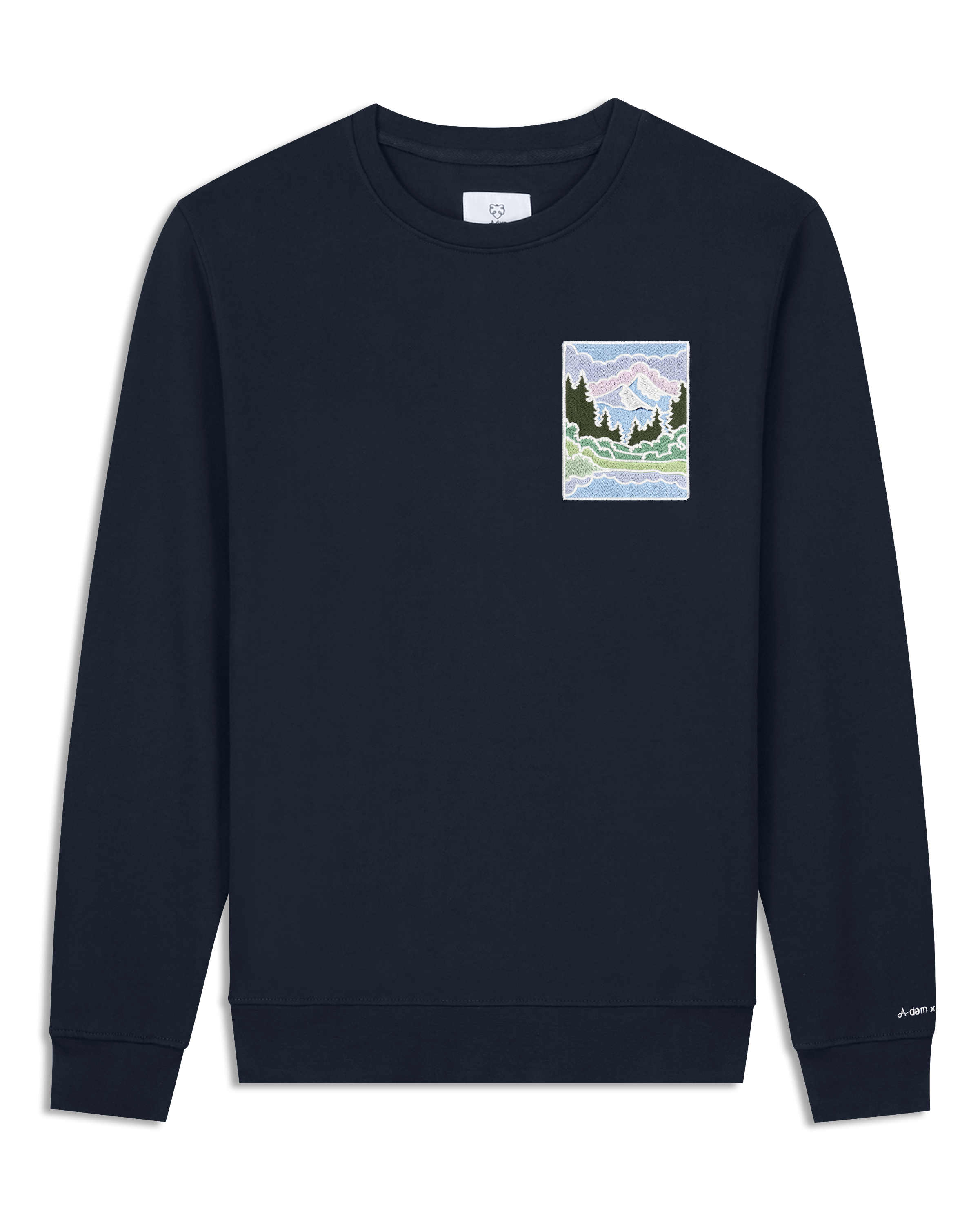Sweatshirt Bob Ross Painting Emb