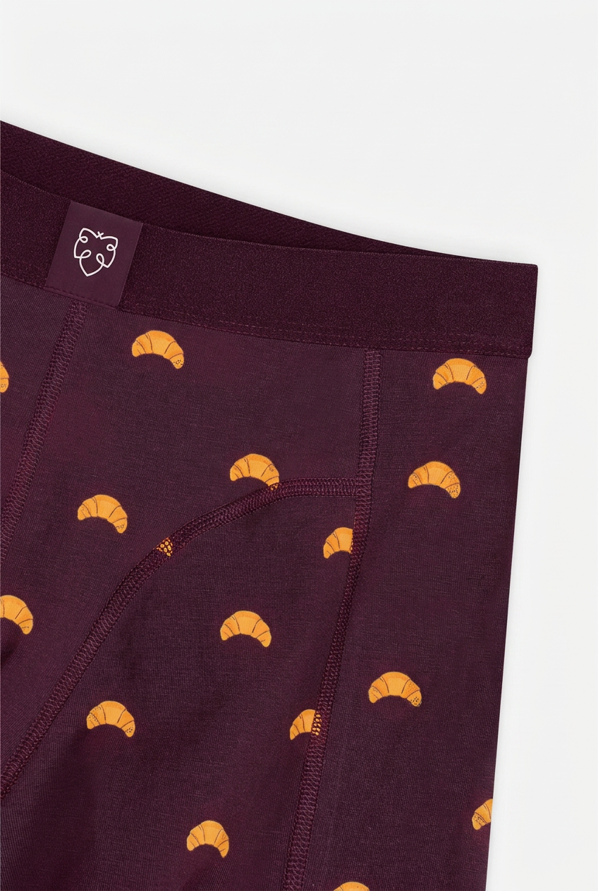 ACE Boxershort Croissant Burgundy