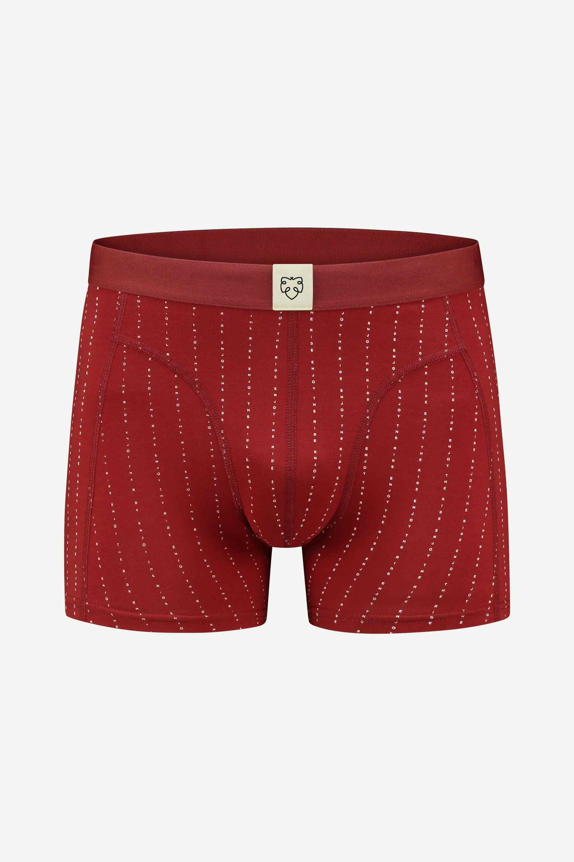 A-dam boxer brief with enjoy the ride from GOTS pure organic cotton