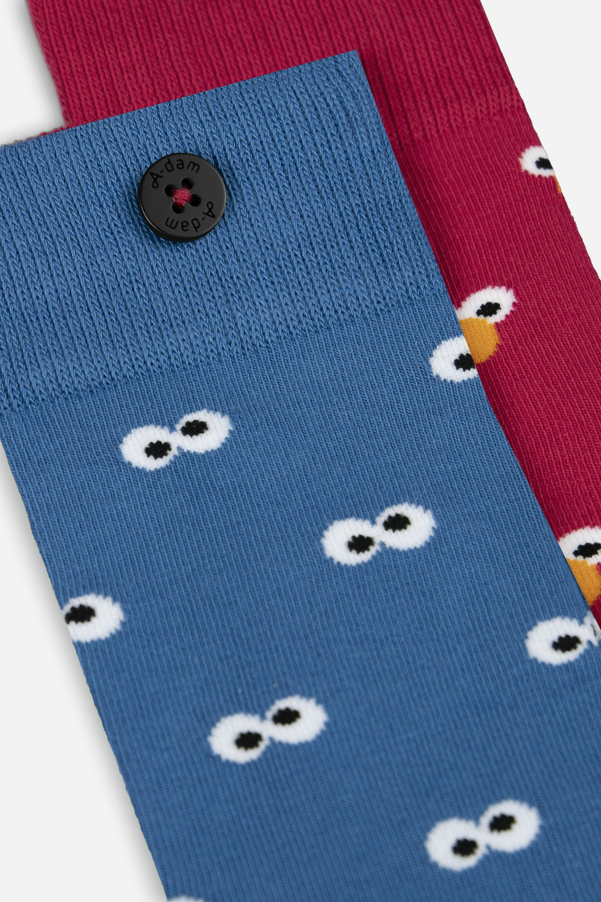 A-dam & Sesame Street Cookie Monster Socks from organic cotton | A-dam