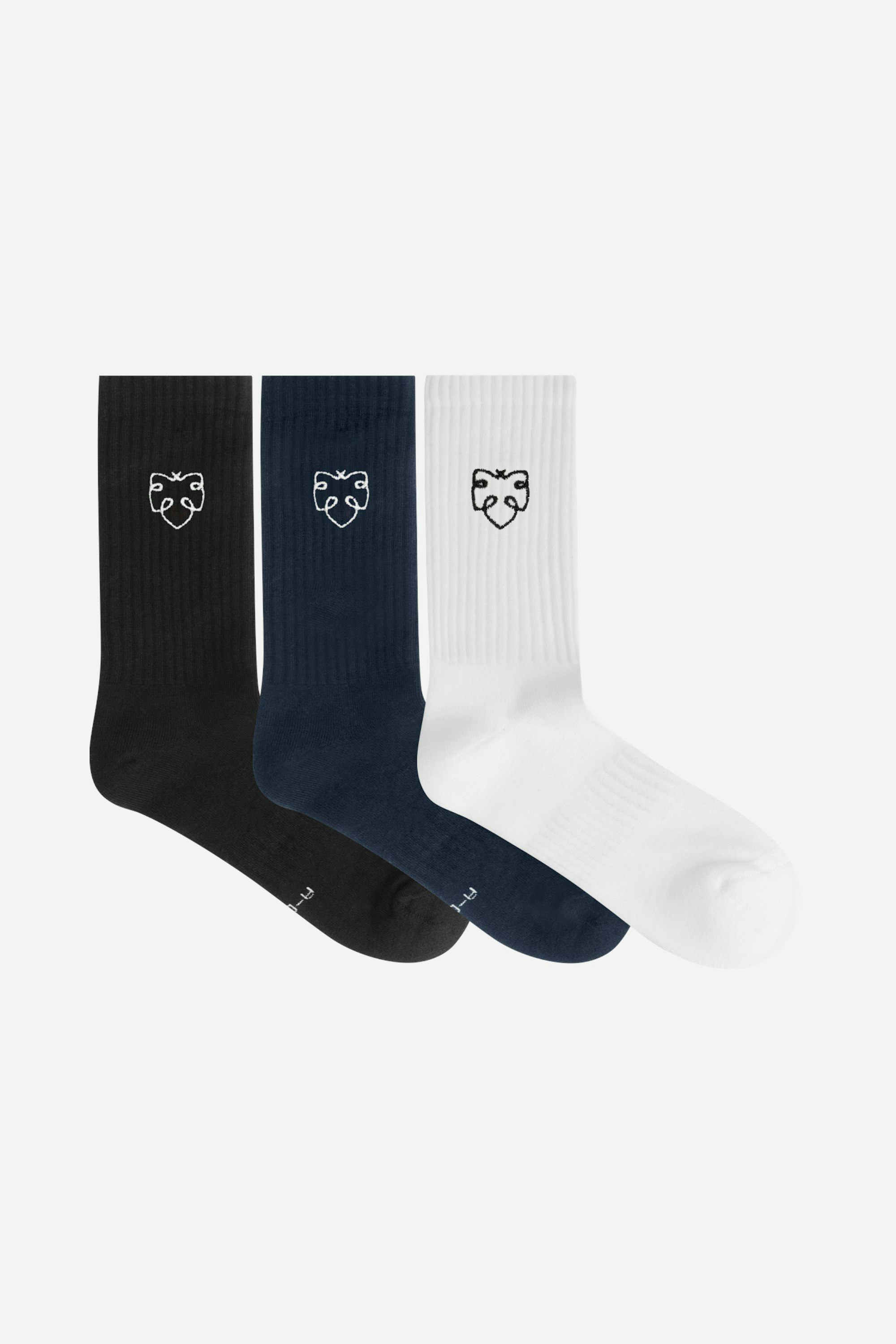 Crew Socks Logo 3-pack
