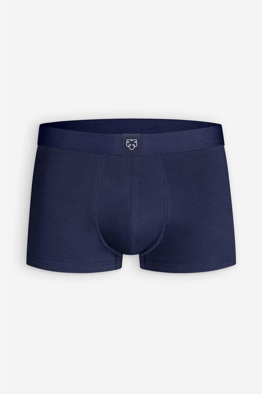 Solid Navy Trunks