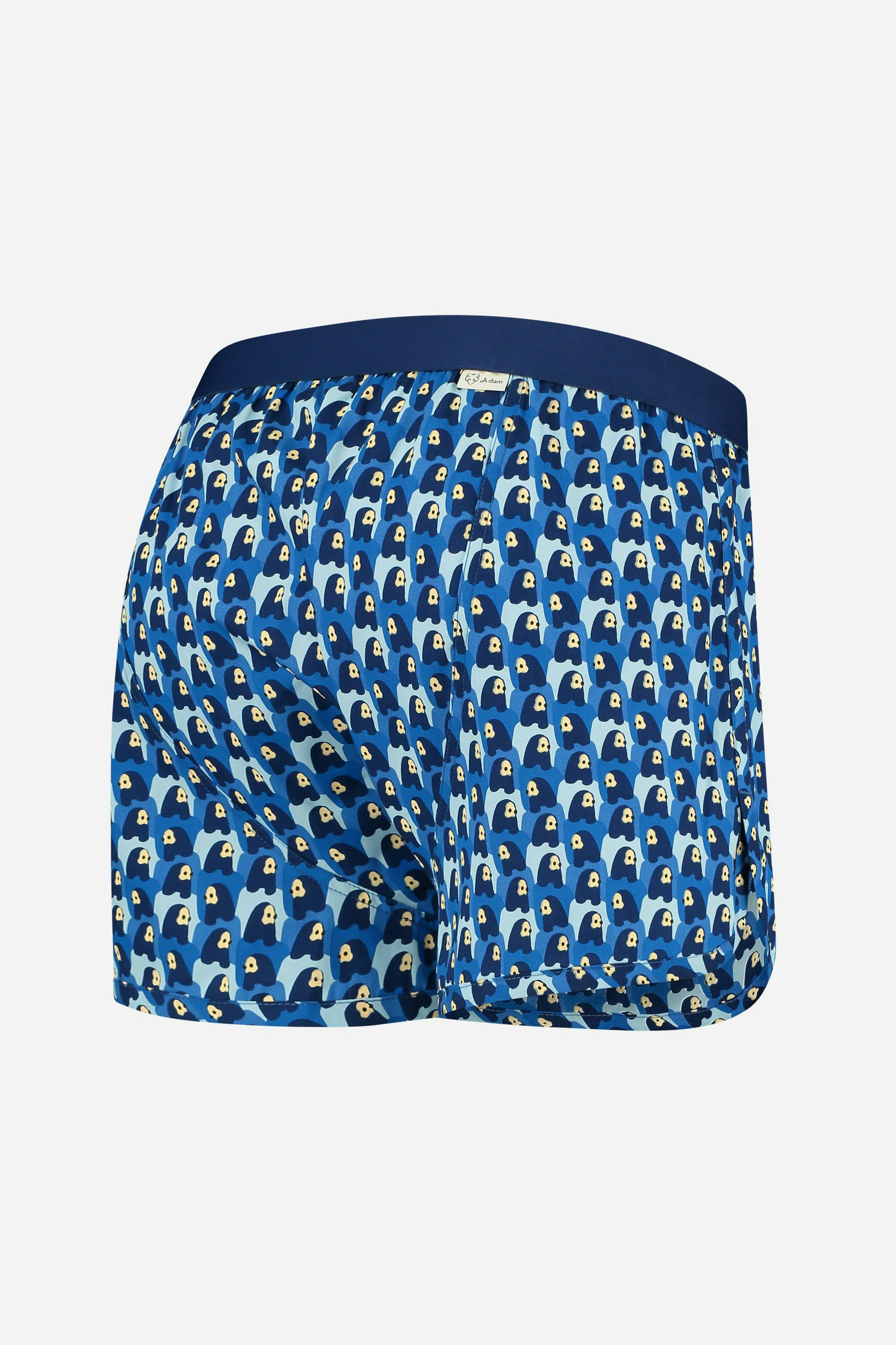 A-dam boxer short with bearded man print from pure organic cotton | A-dam