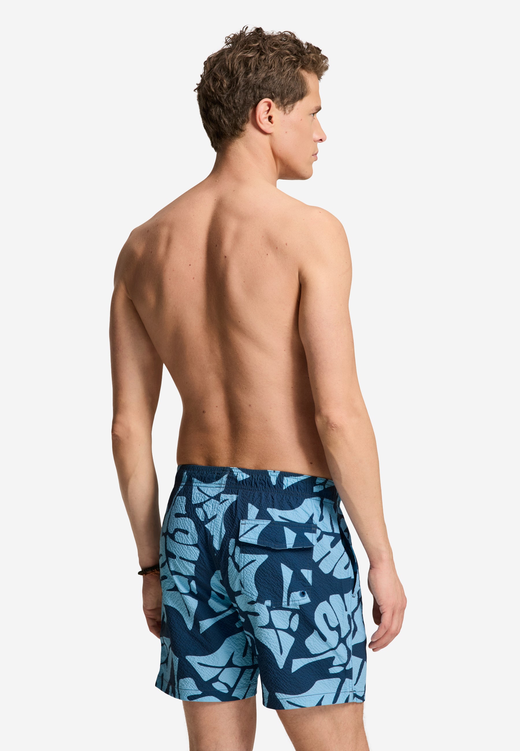 A-Dam x TSB - Nate Quick Dry Swim Shorts | blue slate