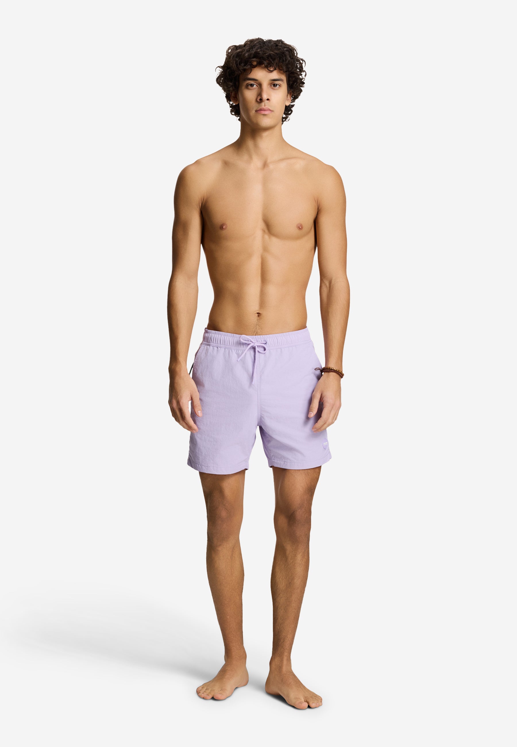 A-Dam x TSB - Nate Quick Dry Swim Shorts solid | purple rose