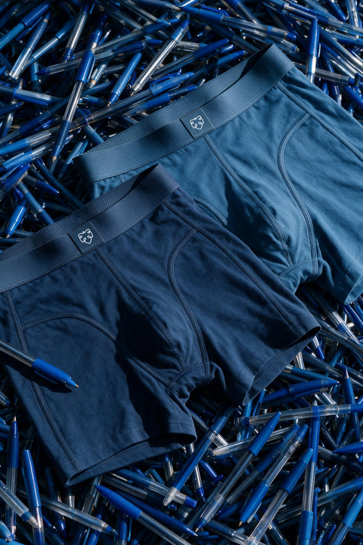 ACE Boxers Lot de 2 Blue Shades