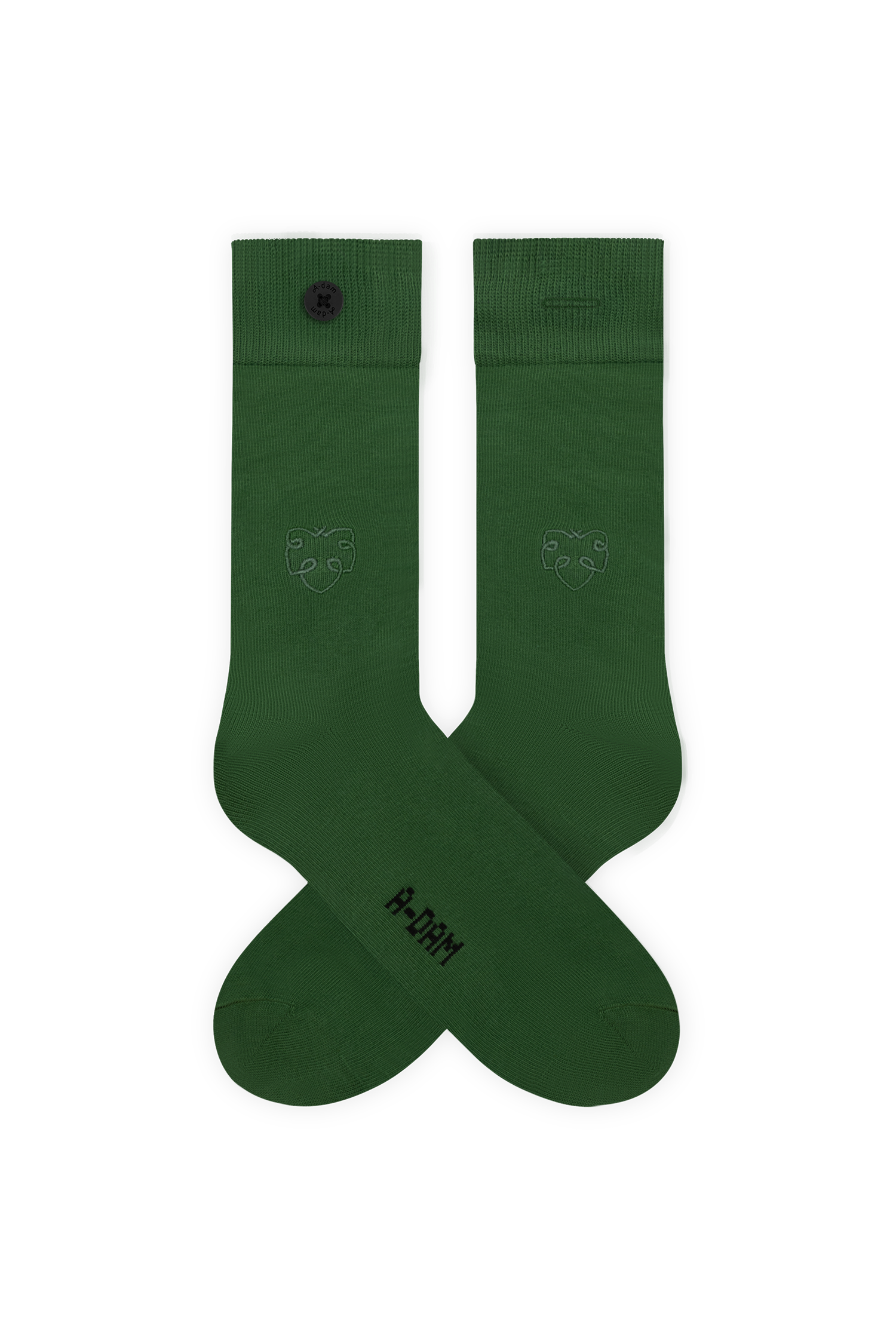 Green Roadtrip, Solid Turtle Green & Solid Garden Green A-dam logo 3-Pack