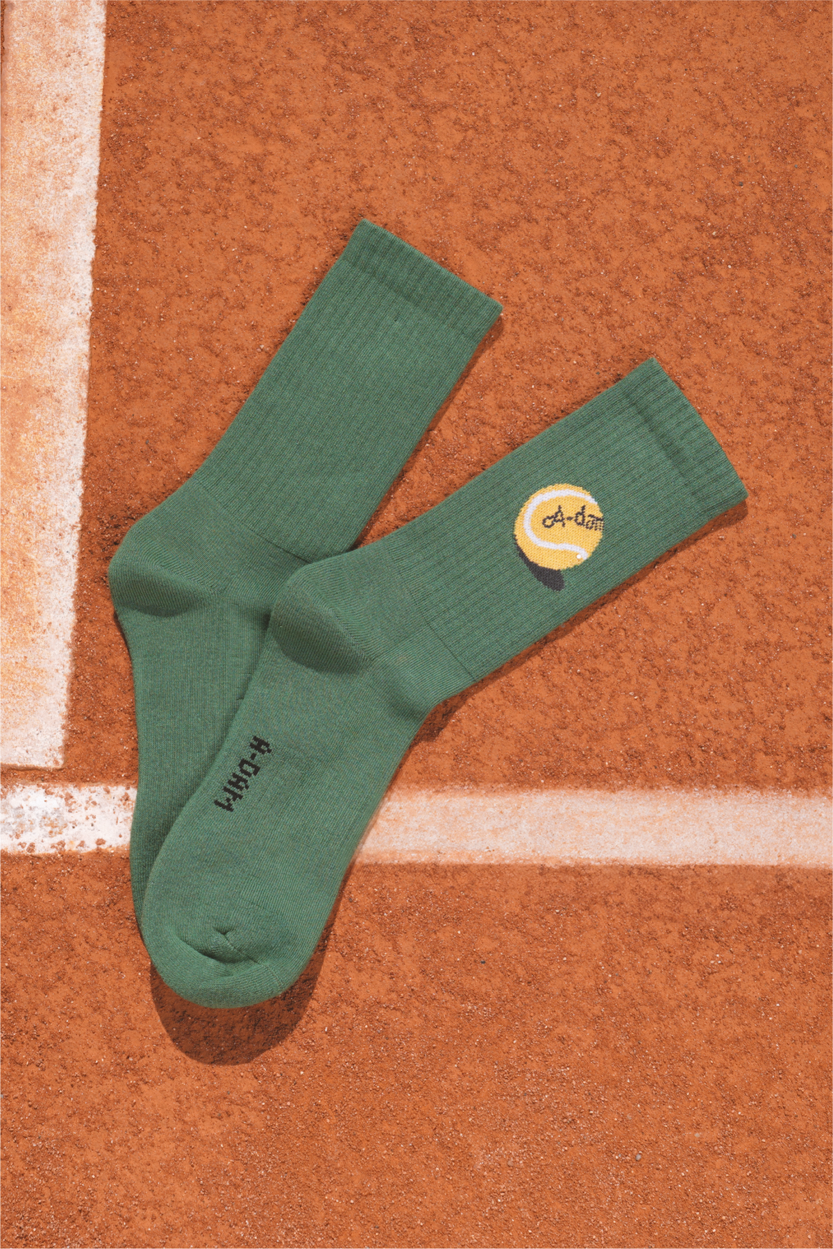 CHAMP Crew Socken Grün Tennisball