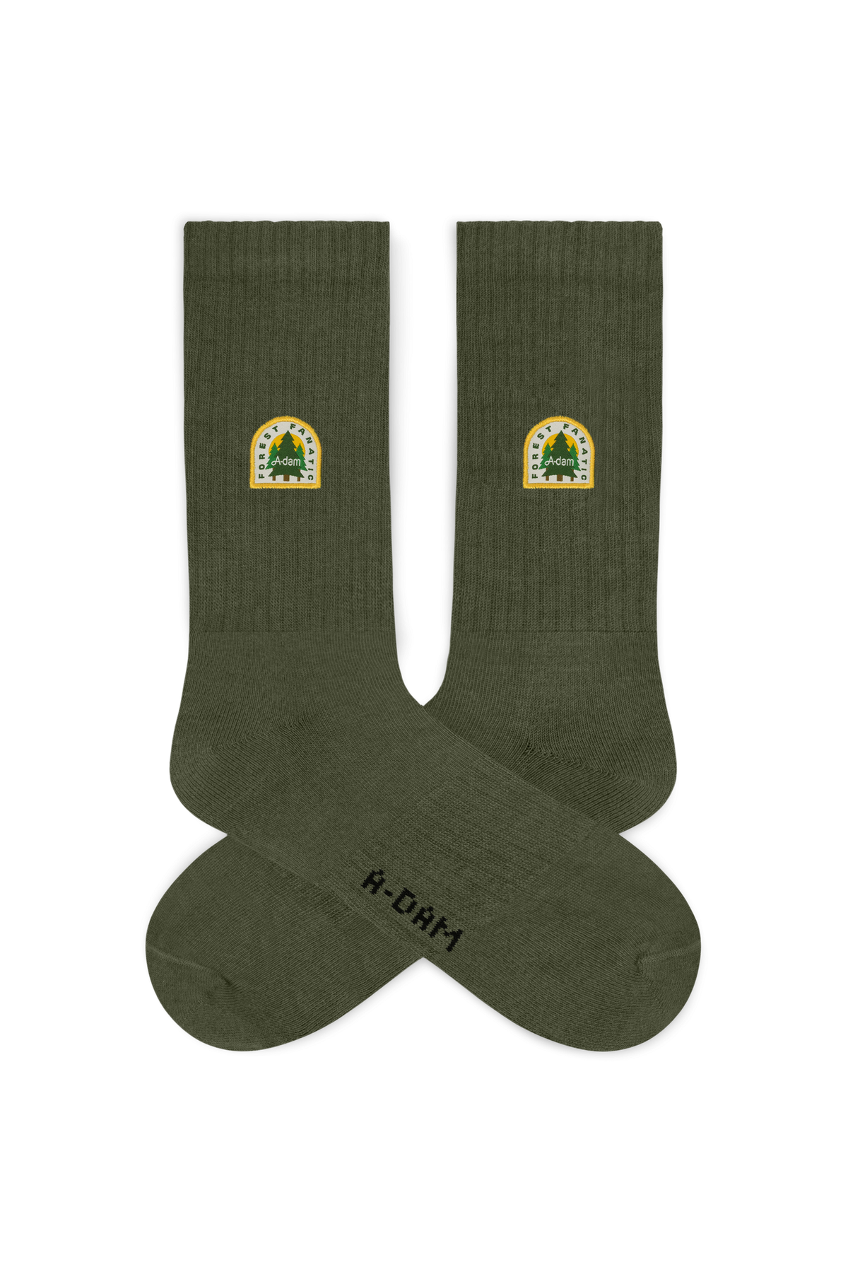 CHAMP Crew Socken Dunkelgrün Forest Fanatic