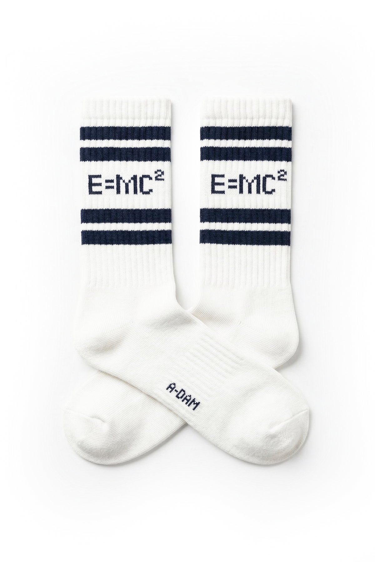 Chaussettes CHAMP crew White E=Mc2