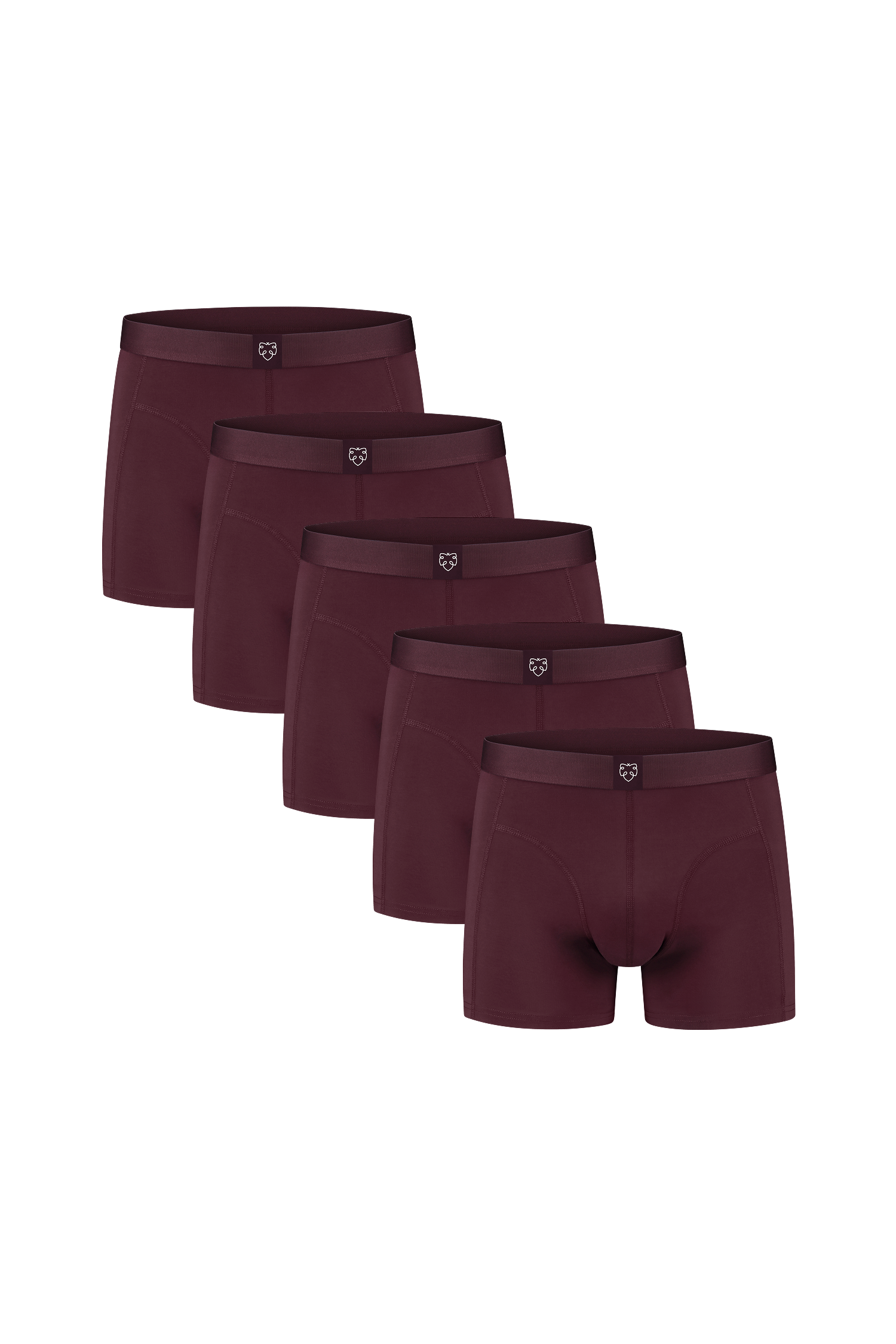 ACE Boxer shorts 5P Burgundy