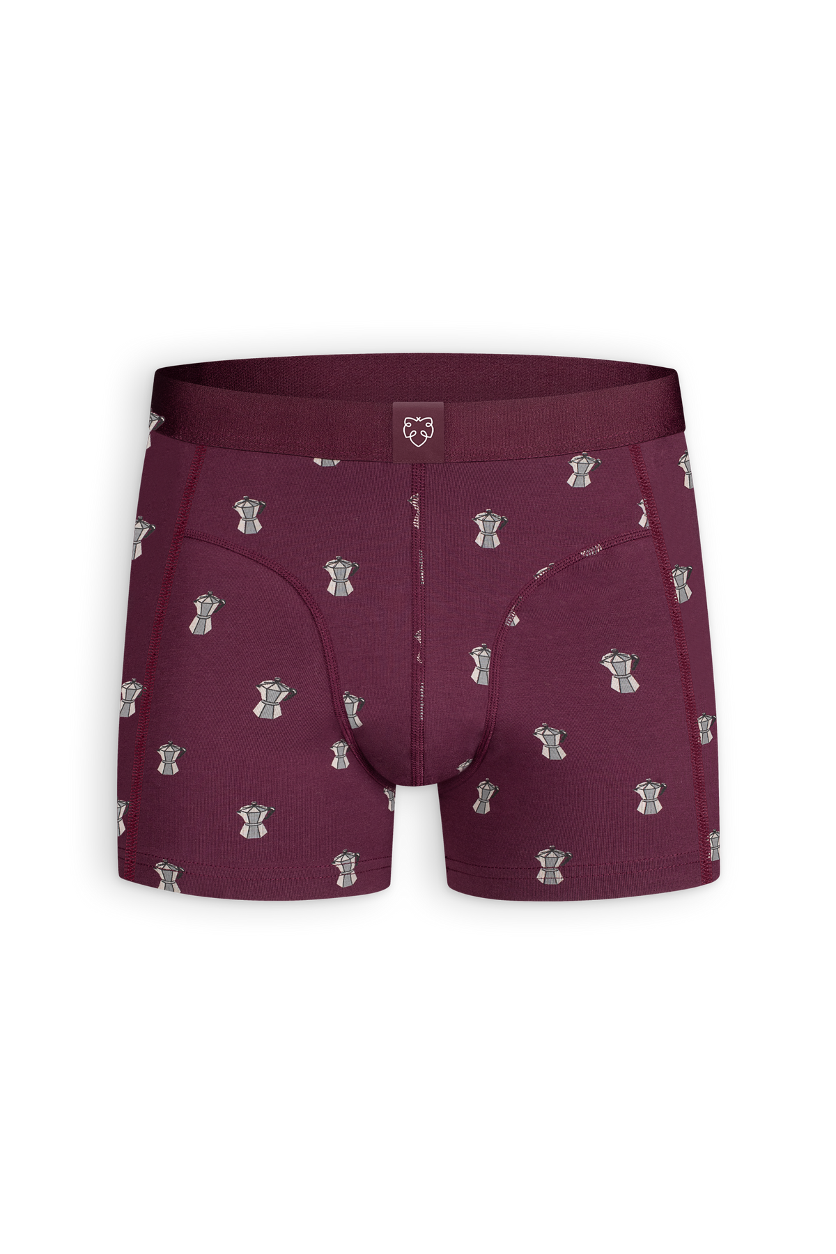 ACE Boxer shorts 2P Burgundy Percolator_Solid