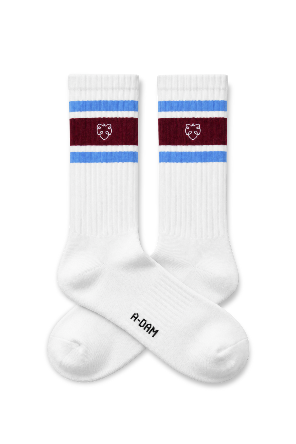 CHAMP crew socks 3P Athletic stripes Giftbox