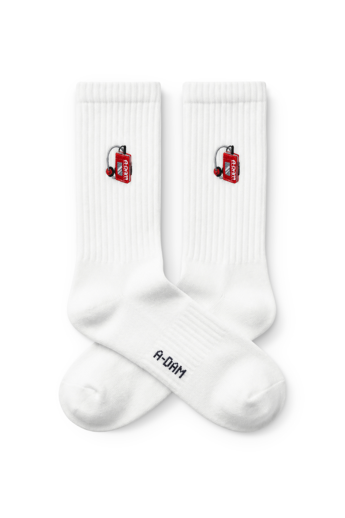 CHAMP Crew Socken Weiß Walkman