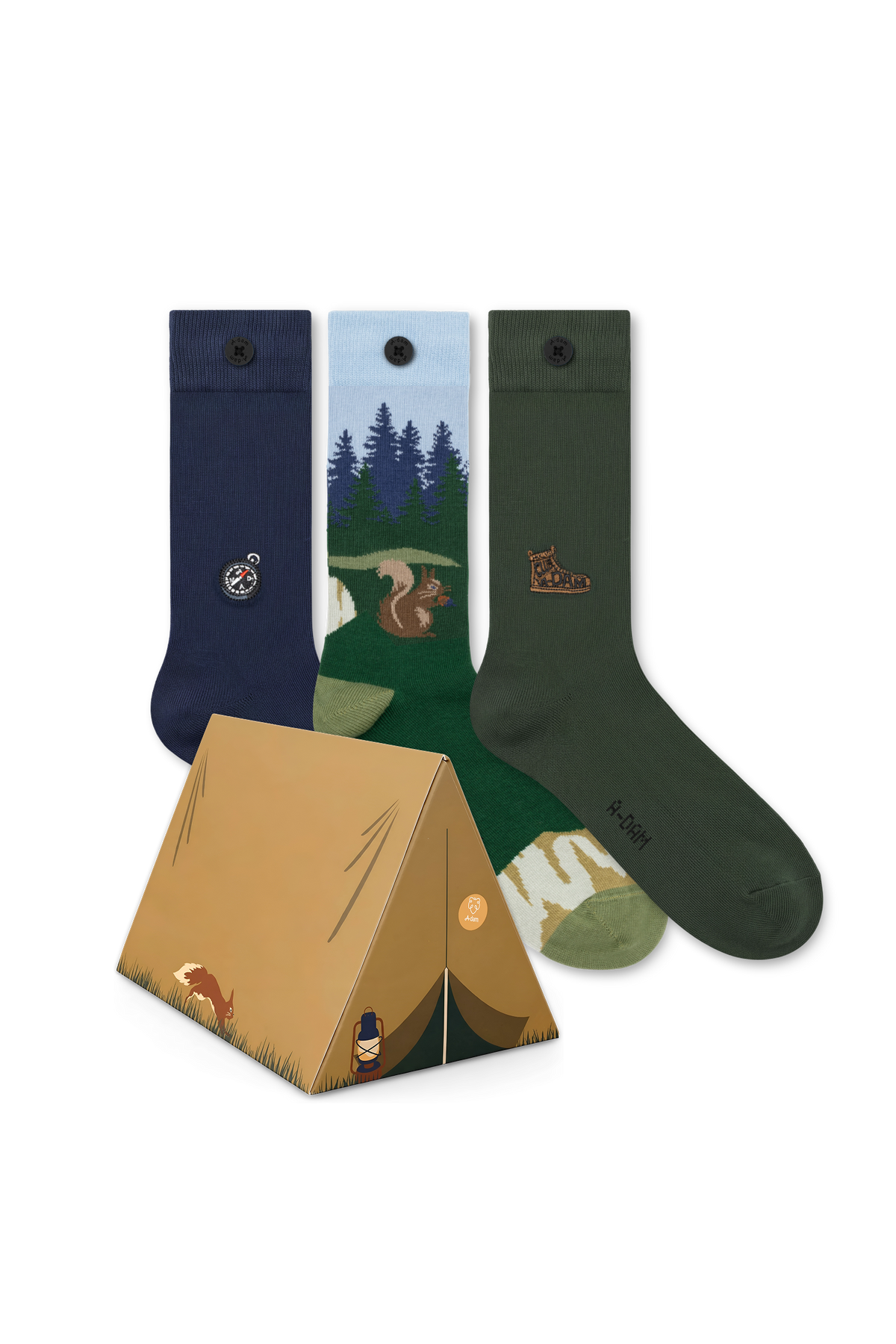 ICON Casual socks 3P Outdoors Giftbox
