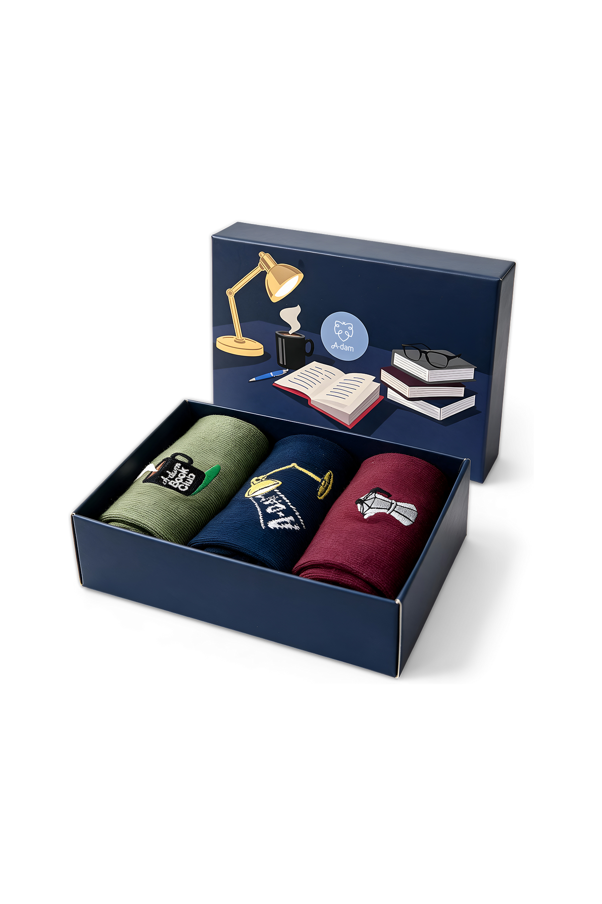 ICON Socks 3P Lamp Coffee Percolator Giftbox