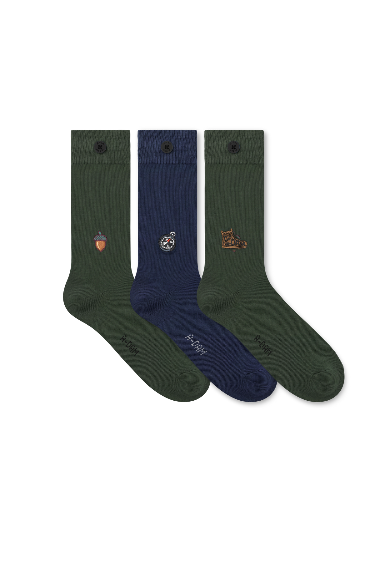 ICON Socks 3P Boot Compass A-corn