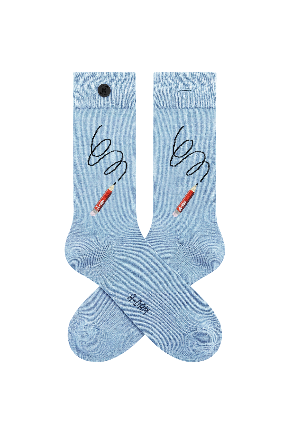 ICON Casual Socks Blue Pencils